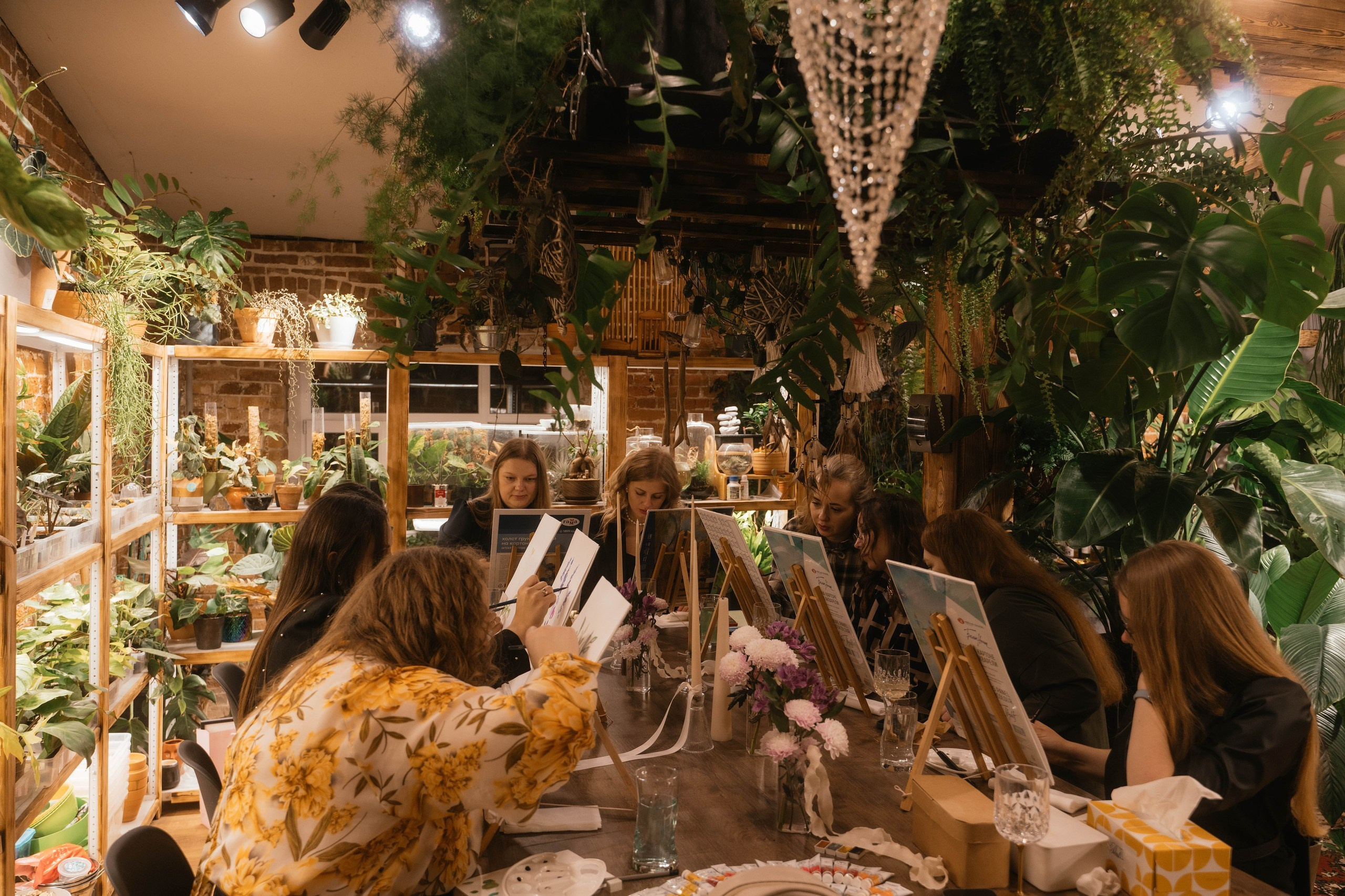 Мастер-класс по рисованию на день рождения. Свадебный, семейный фотограф в Рязани Лена Брант