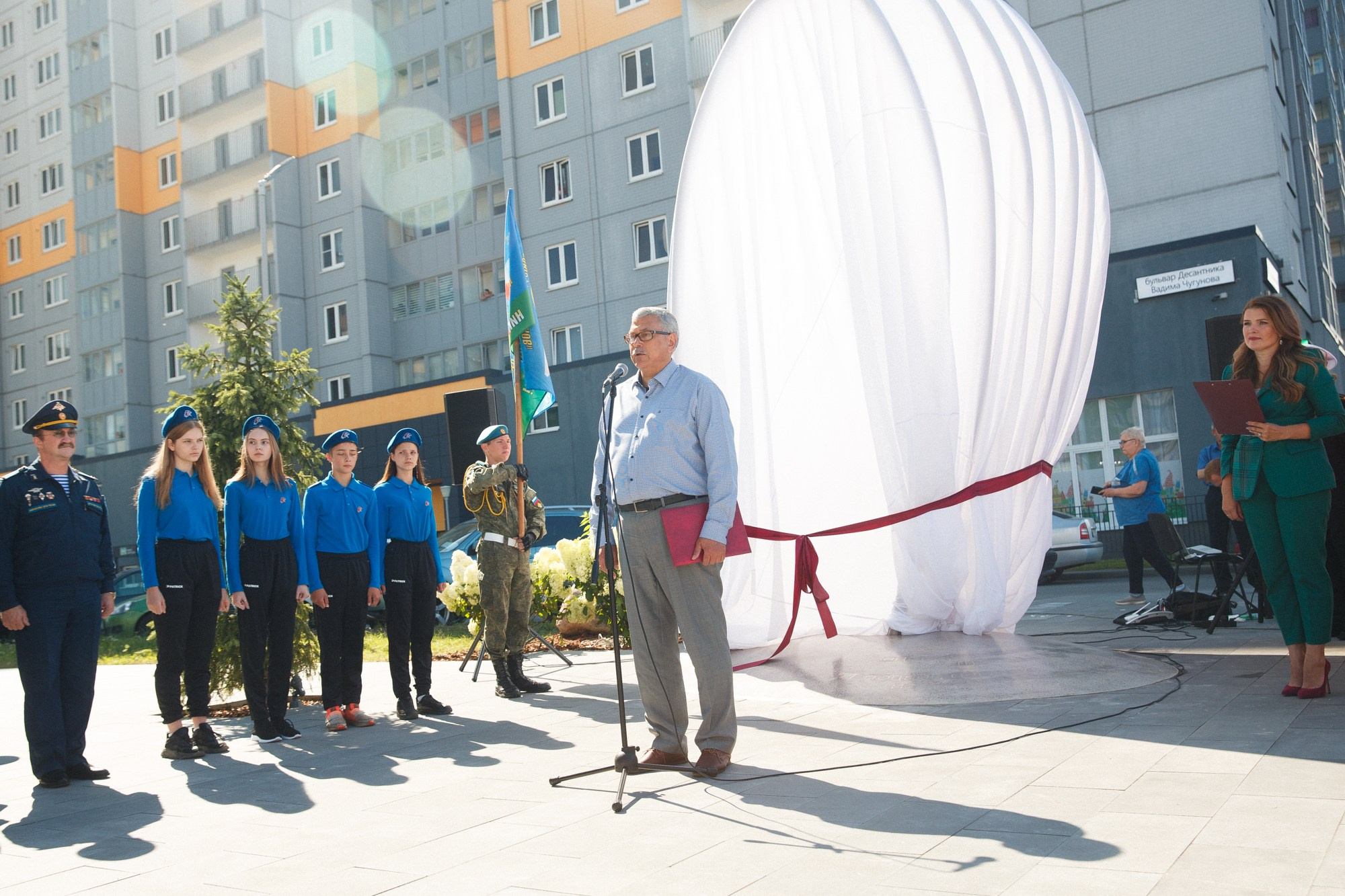 ОТКРЫТИЕ ПАМЯТНИКА. Рабочая сторона — бизнес портрет и репортаж в Санкт-Петербурге