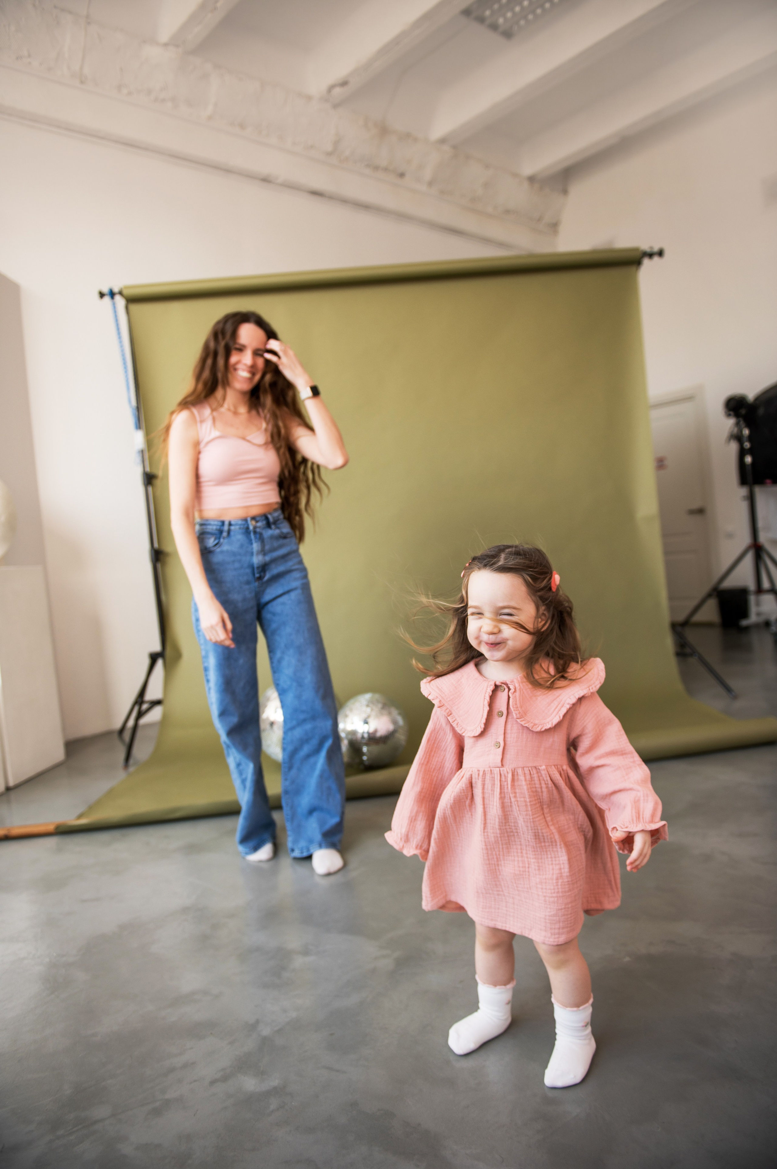 Мама и дочка, студия. Анна Смирнова. Фотограф, Москва