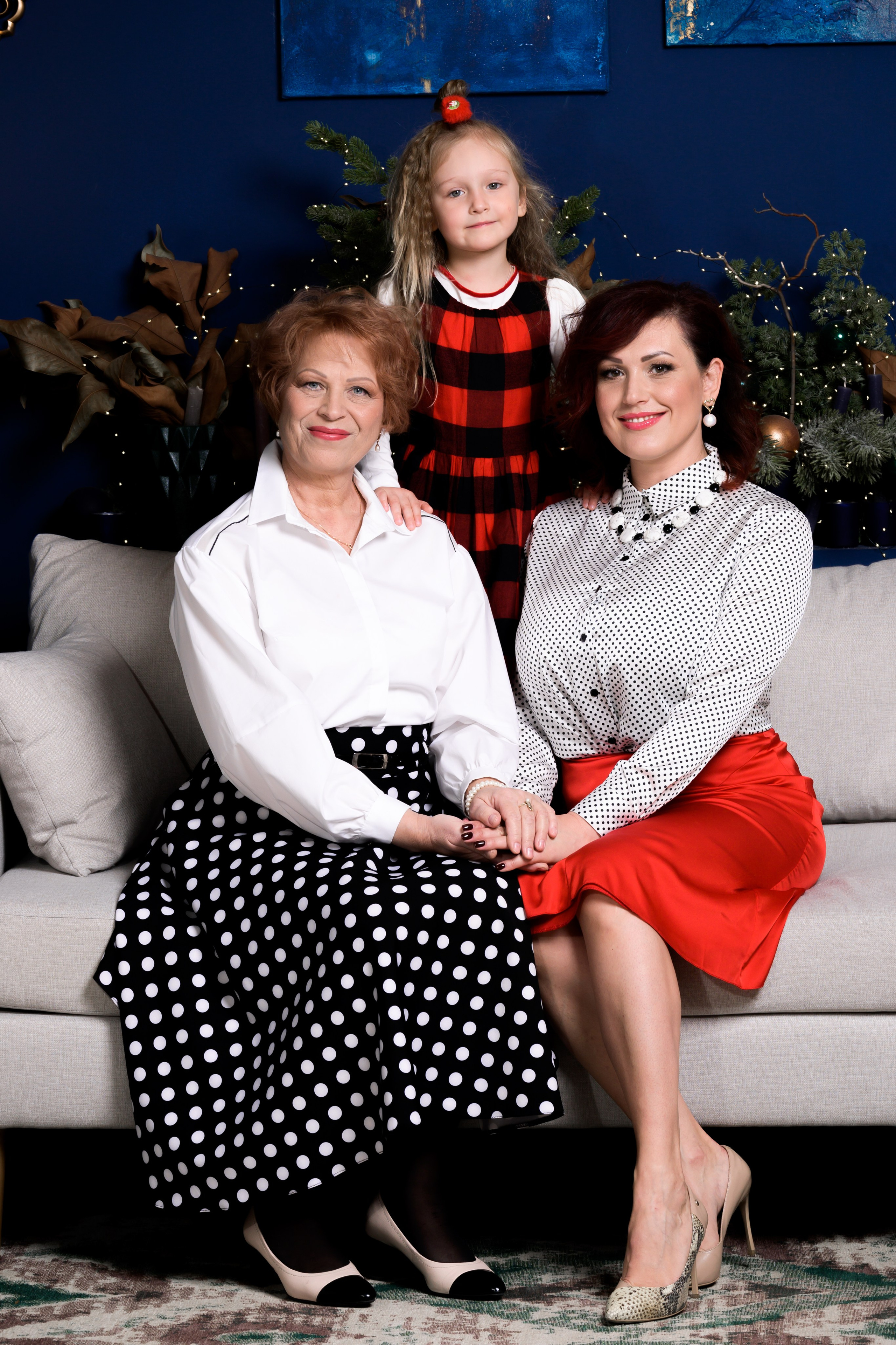 Olya and the family. Fotograf Dmitrii Donets