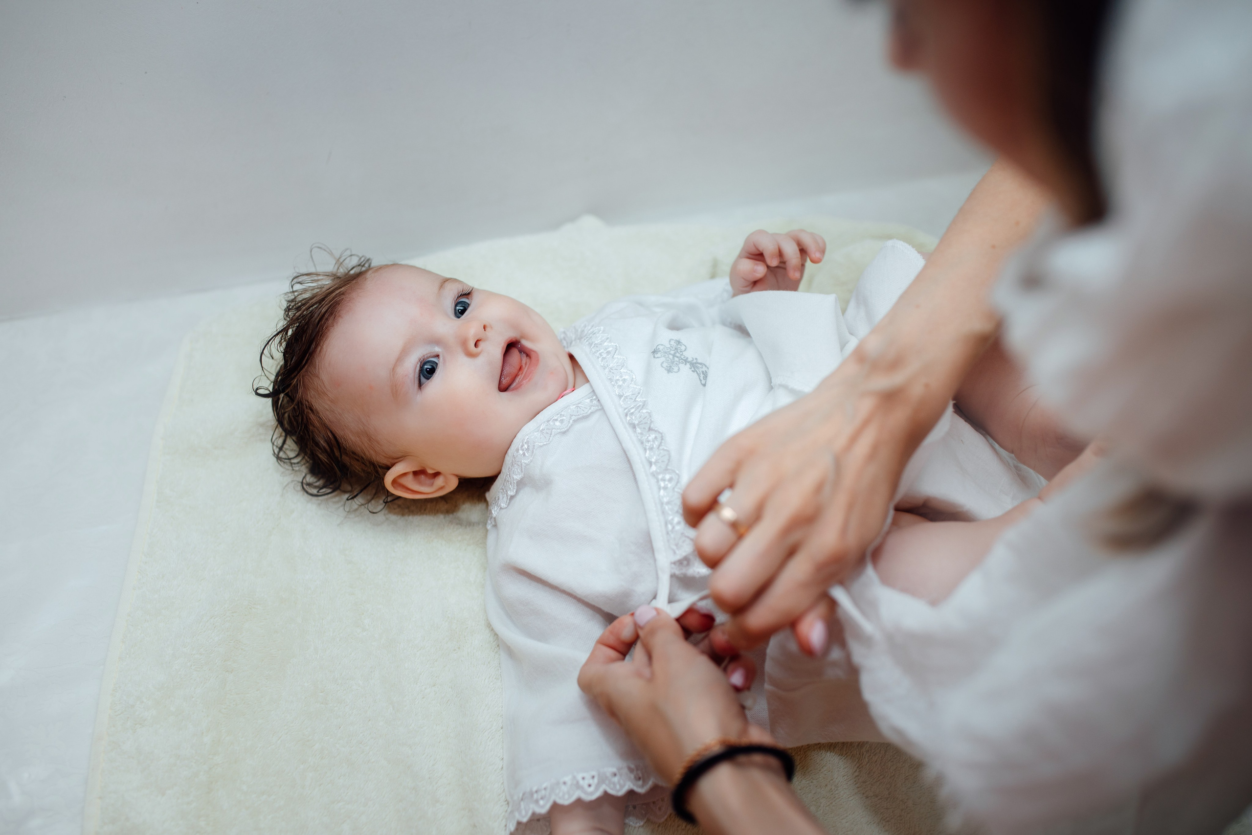 Крещение Аделины, храм Святой Троицы, июль 2024