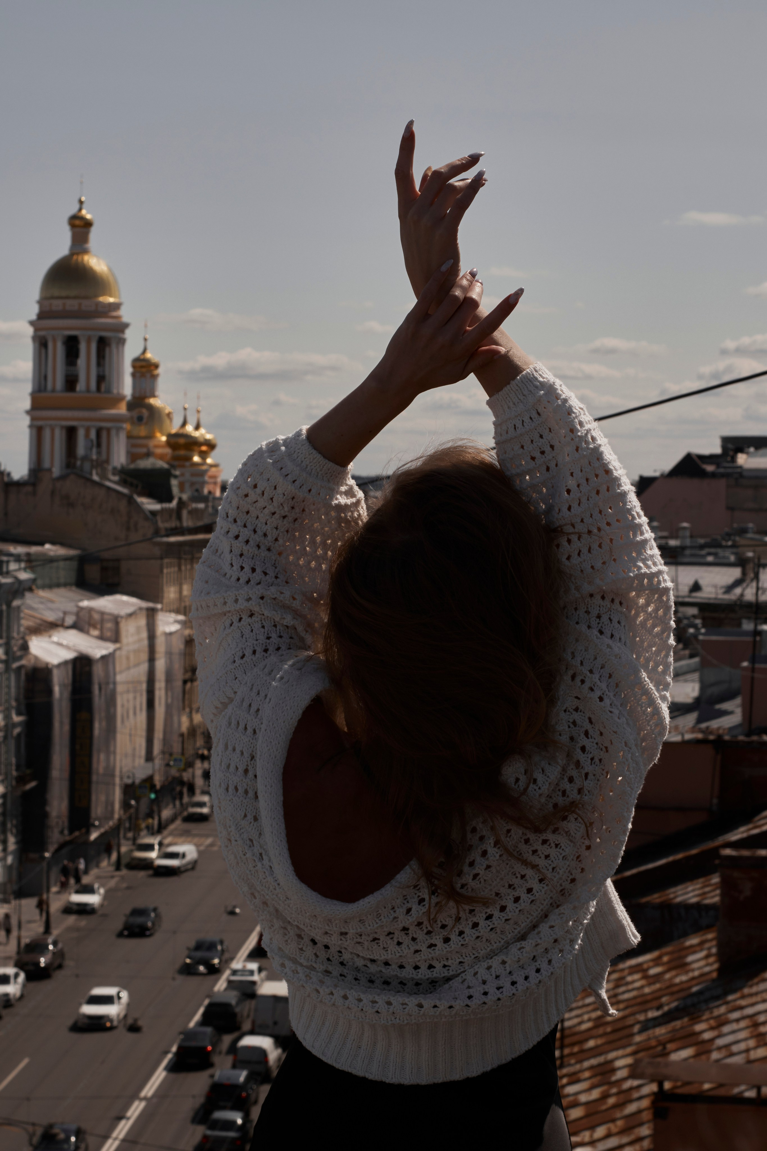 На крыше. Фотограф в Санкт-Петербурге Анна Anetprophoto (женские, семейные, лавстори и контент-съемки)