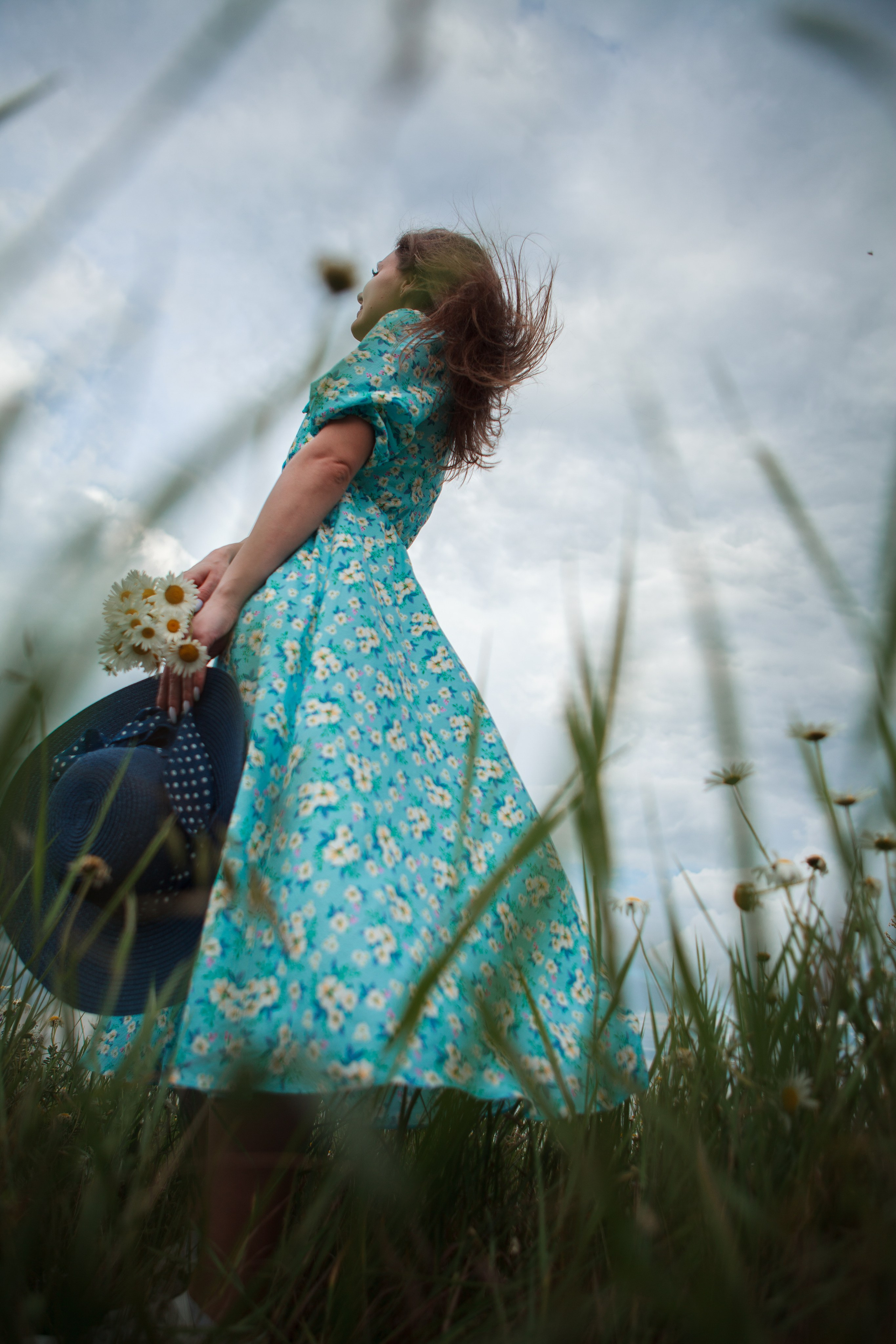 Ромашки Фотосессия Природа Девушка