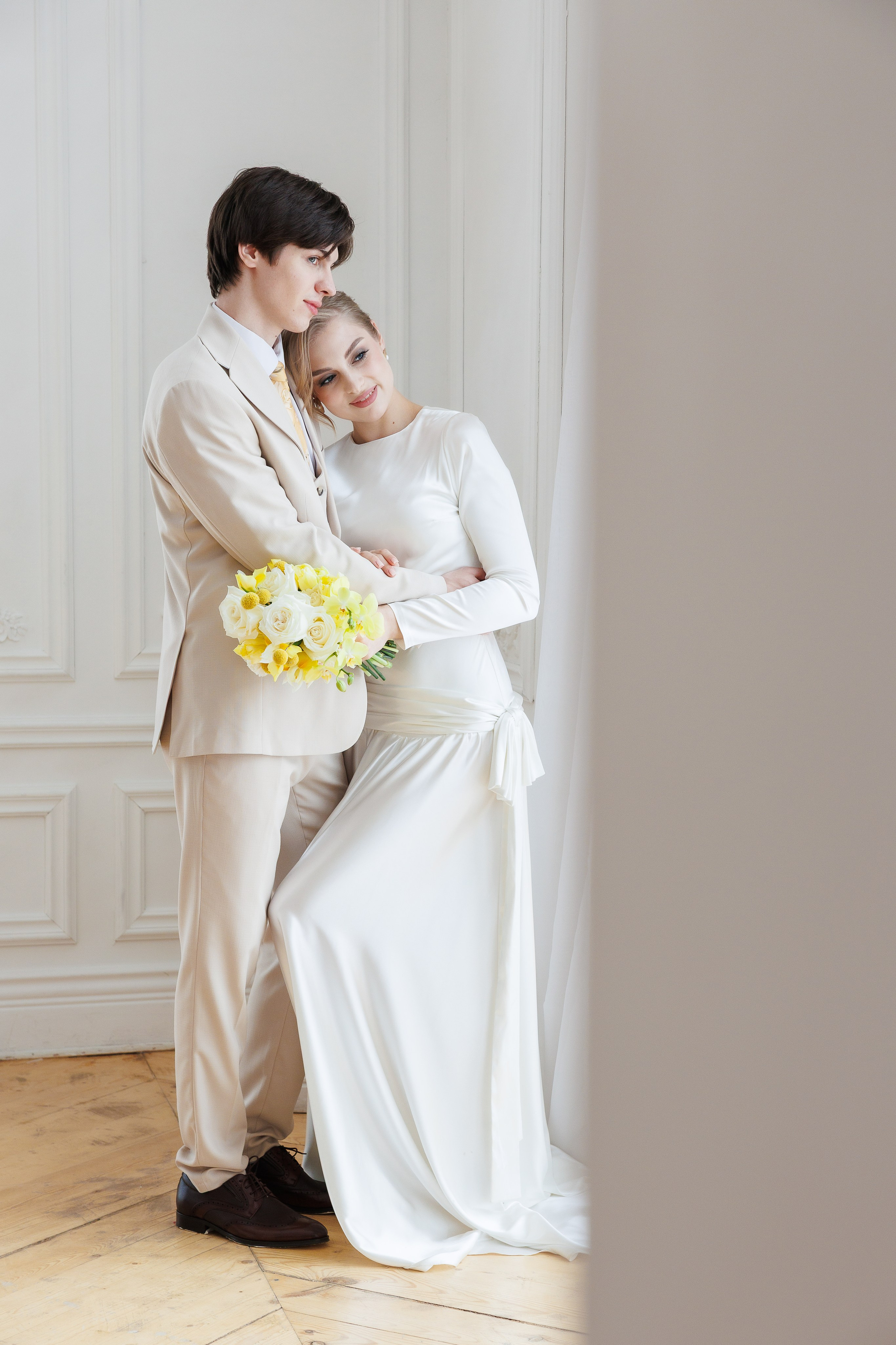 Камерная свадьба: весеннее настроение. Свадебный и семейный фотограф в Москве Красинская Мария