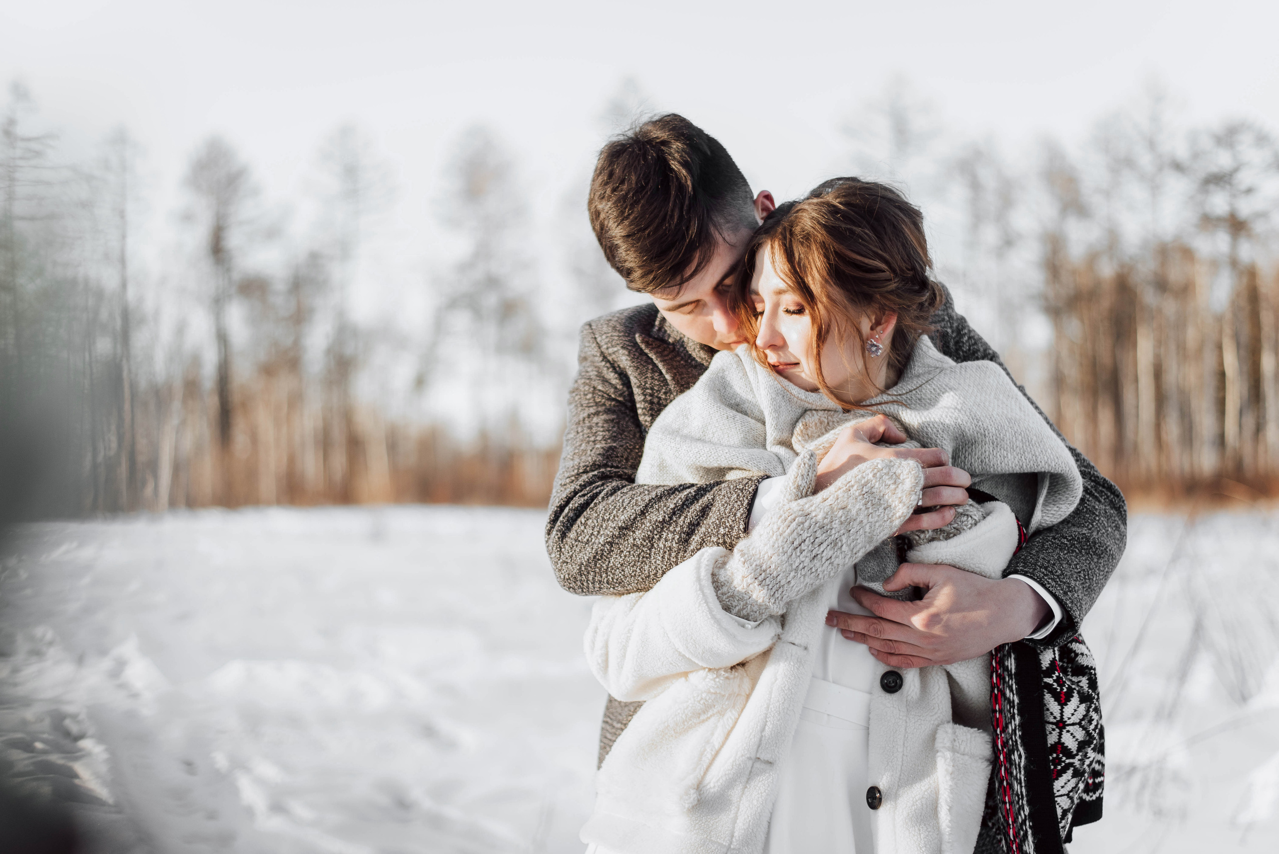 Зимняя история Саши и Иры. Свадебный и семейный фотограф в Чите Юлия Оранская