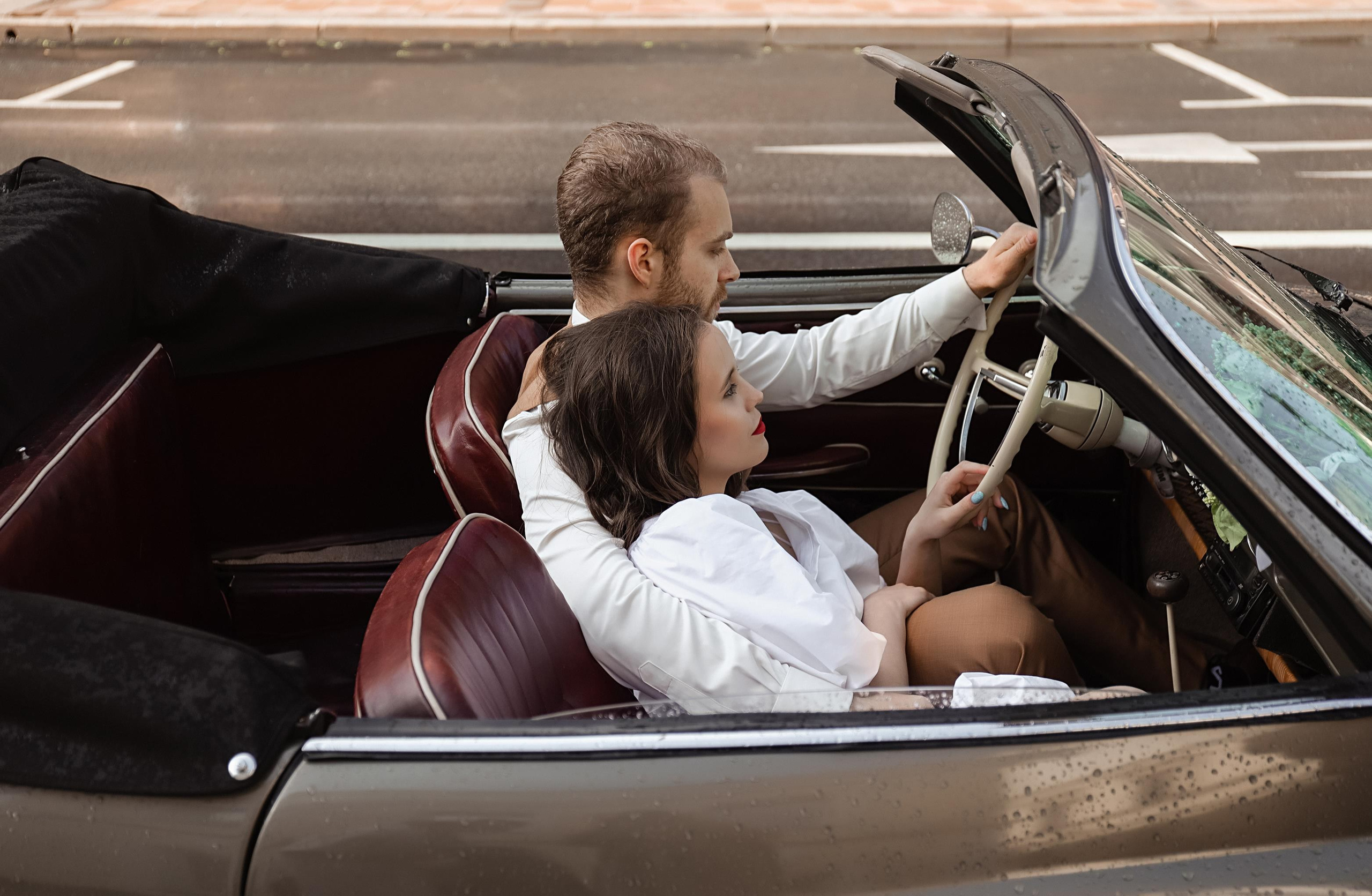Jump in my car. Алина Малышева, свадебный и семейный фотограф Москва
