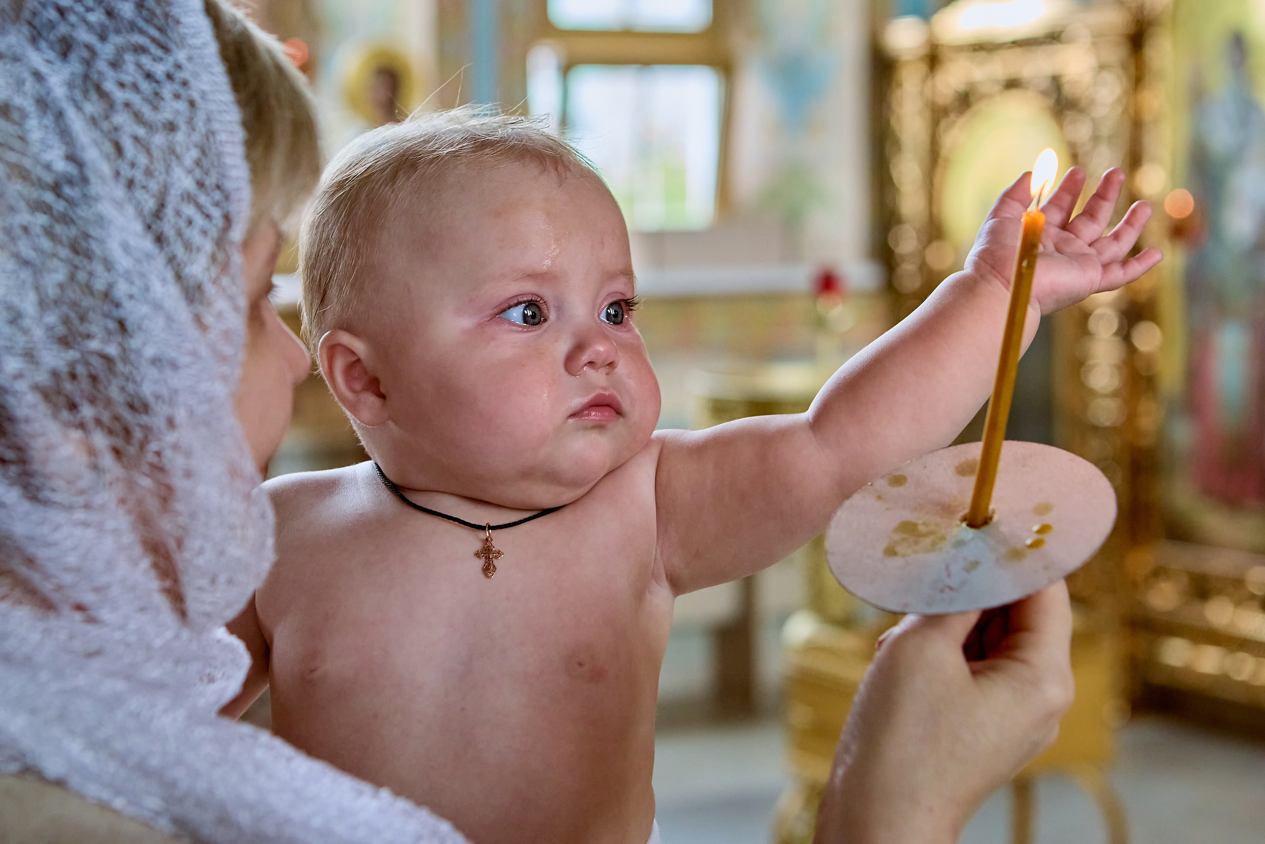 Фотосессия таинства Крещения младенца Евсевии г Дзержинск