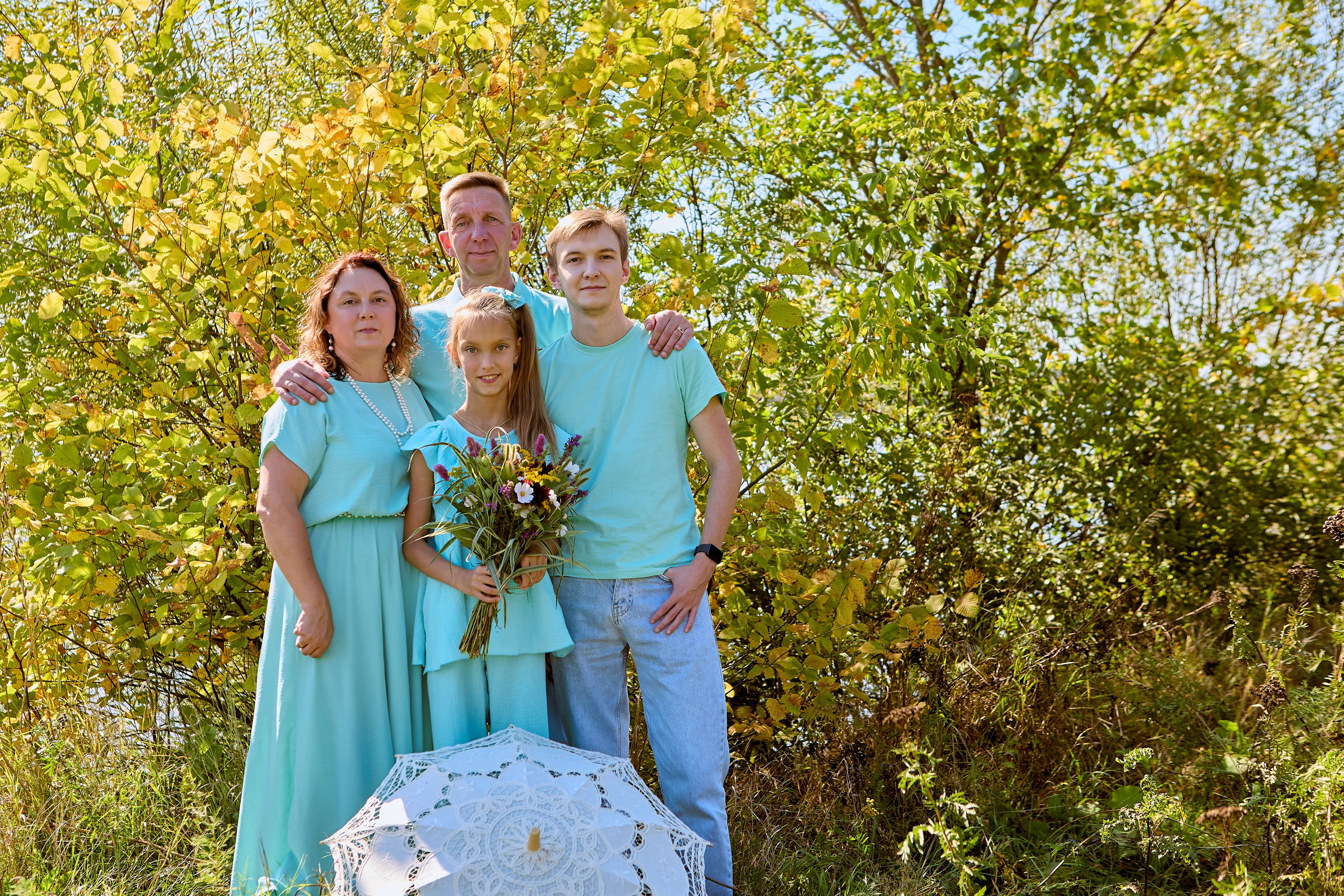 Семейный портрет для фотокниги Портрет семьи