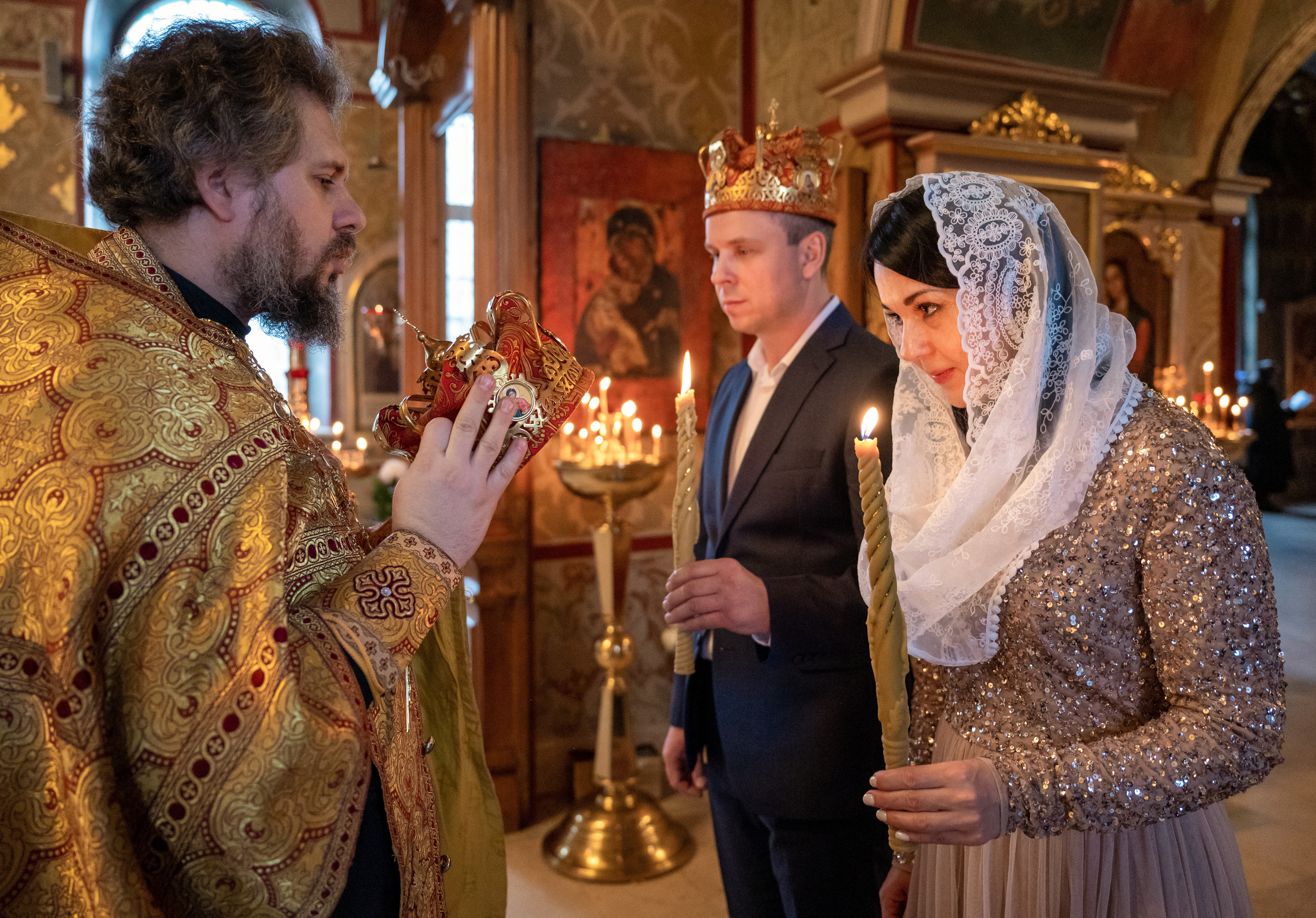 Венчание Александра и Ирины. Семейный и контент фотограф в Москве Alira