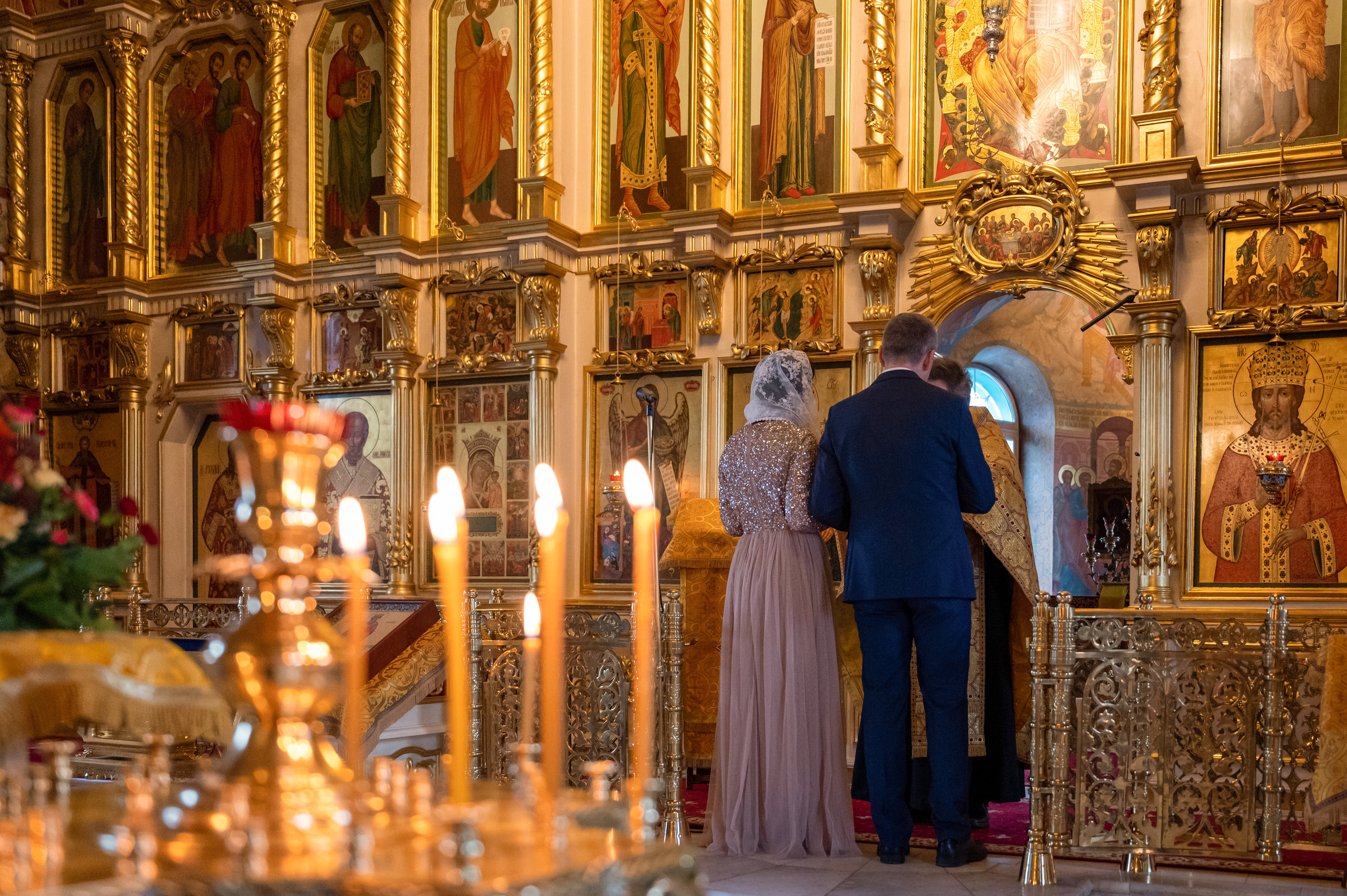 Венчание Александра и Ирины. Семейный и контент фотограф в Москве Alira