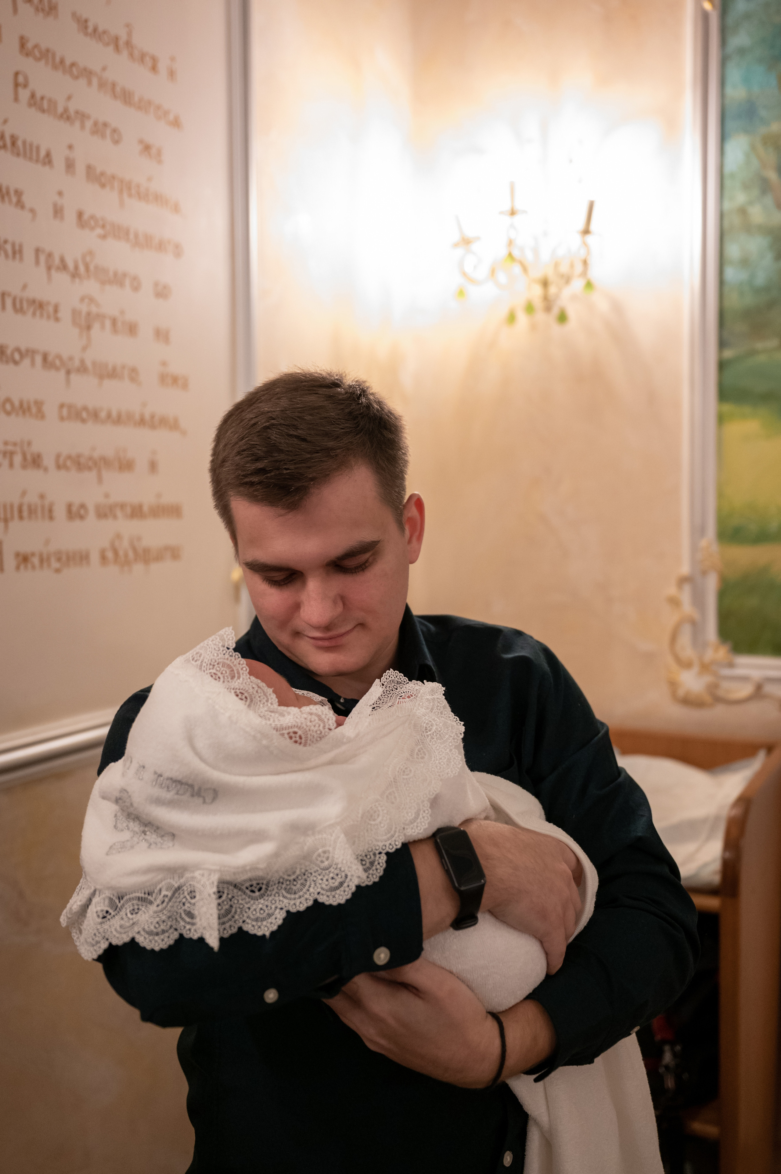 Крещение Андрея. Семейный и контент фотограф в Москве Alira