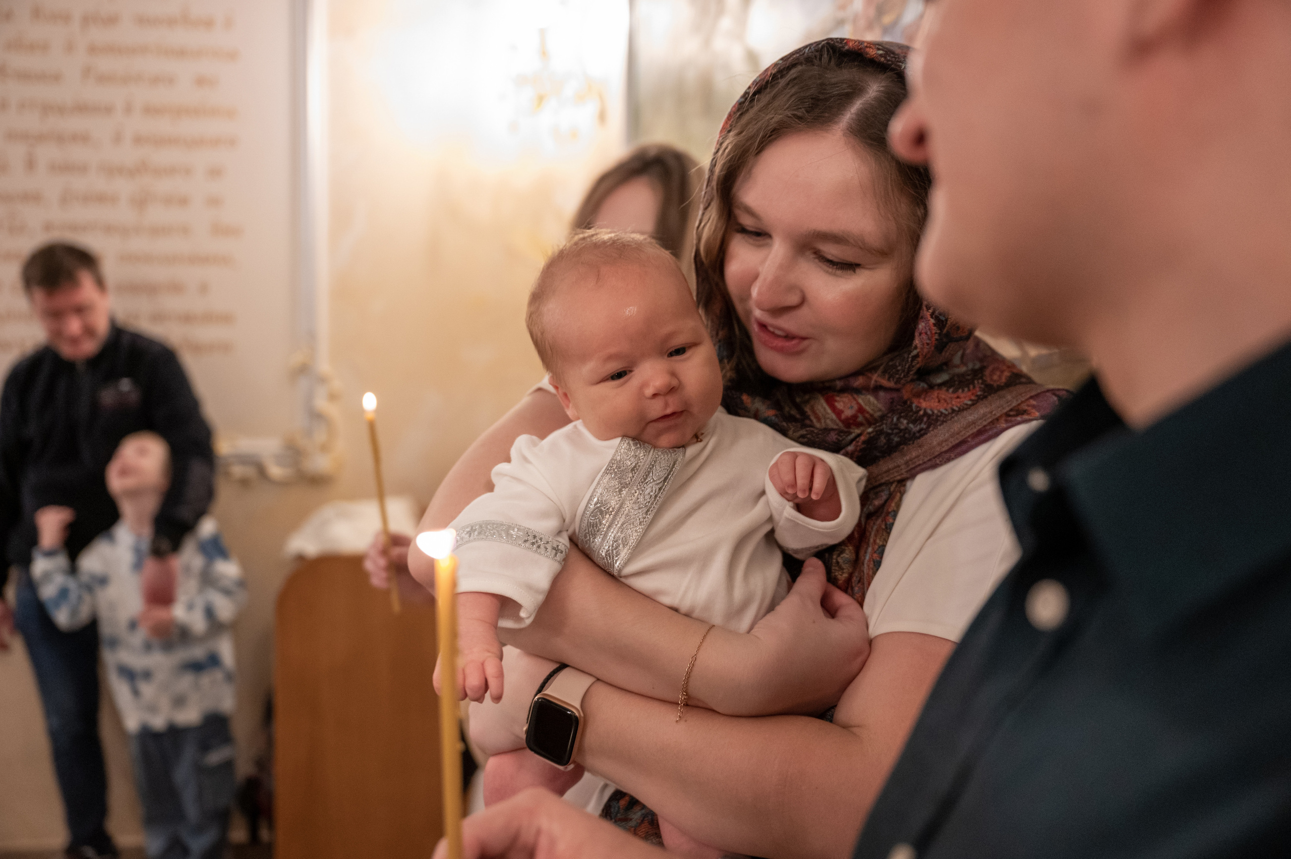 Крещение Андрея. Семейный и контент фотограф в Москве Alira