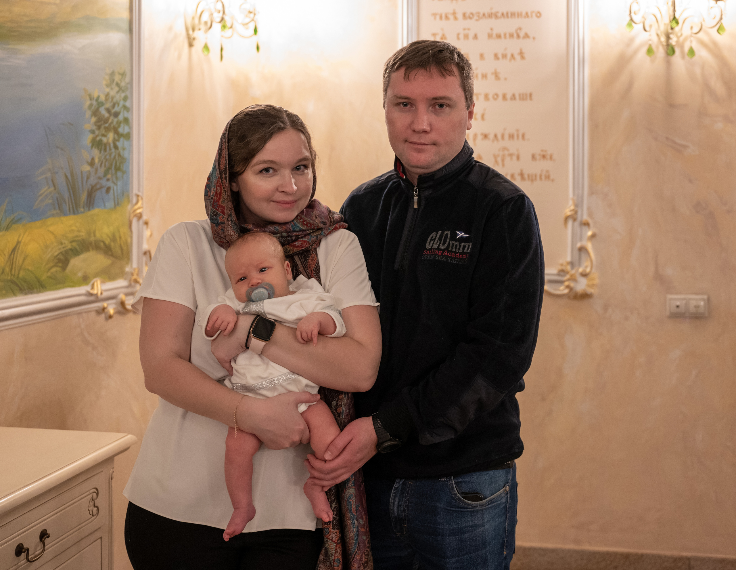 Крещение Андрея. Семейный и контент фотограф в Москве Alira