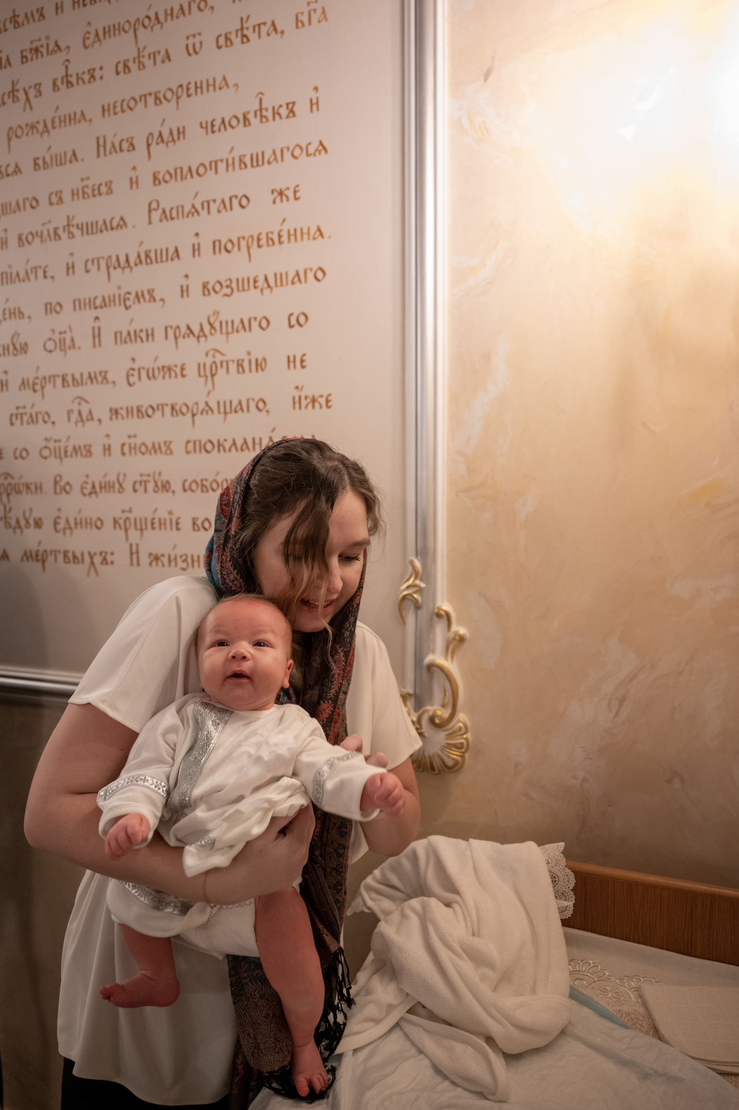 Крещение Андрея. Семейный и контент фотограф в Москве Alira