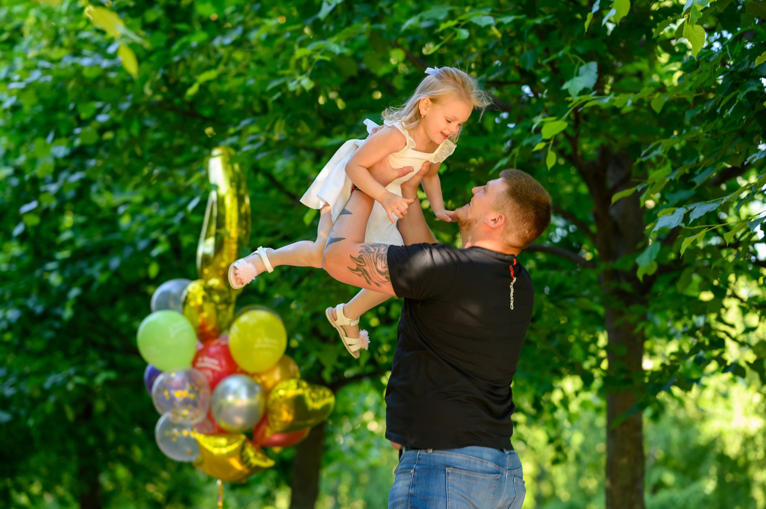 ДР Анюты 4 года. Семейный и контент фотограф в Москве Alira