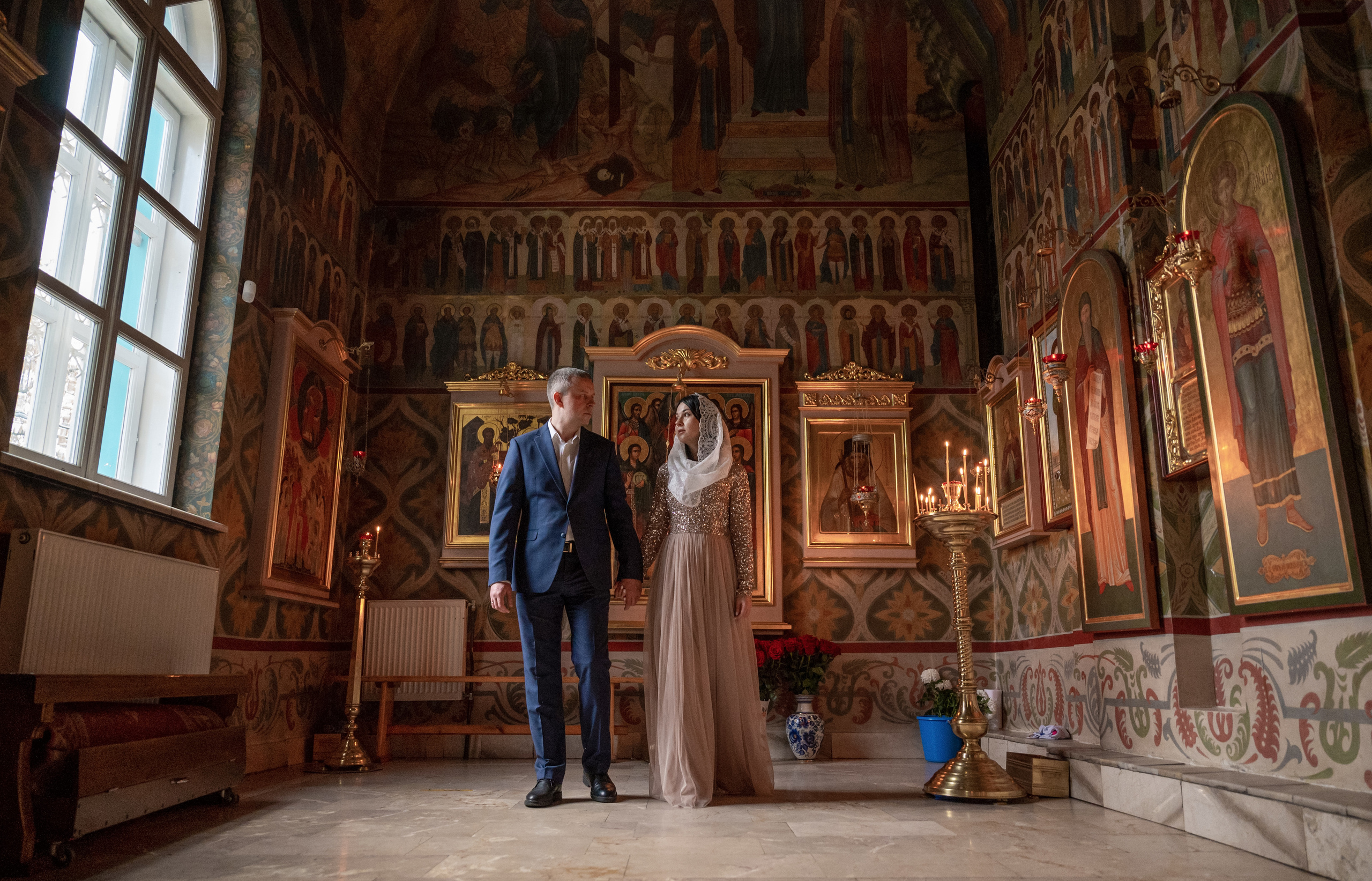 Венчание Александра и Ирины. Семейный и контент фотограф в Москве Alira