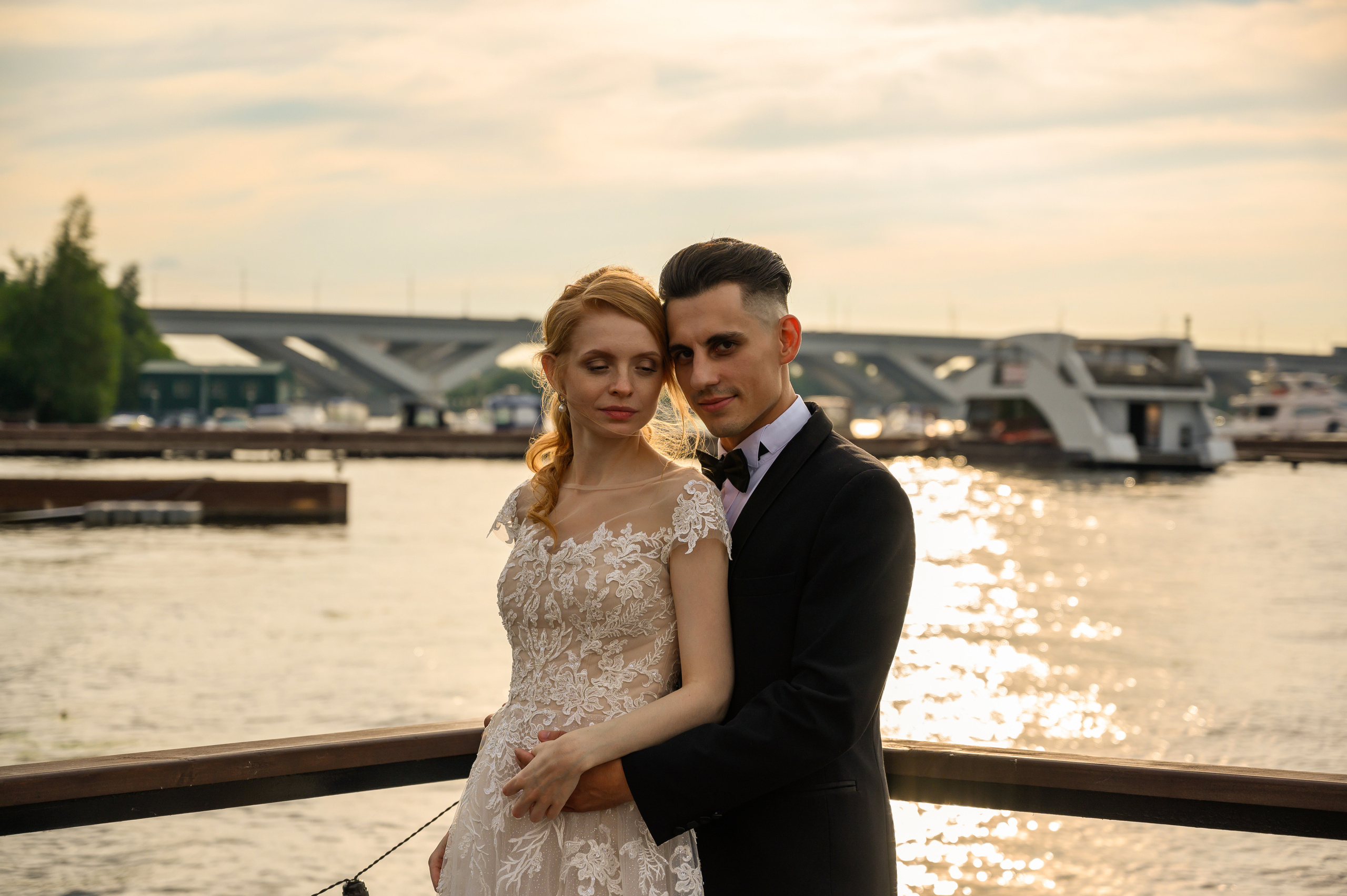 Свадьба на закате, съемка на закате. Семейный и контент фотограф в Москве Alira