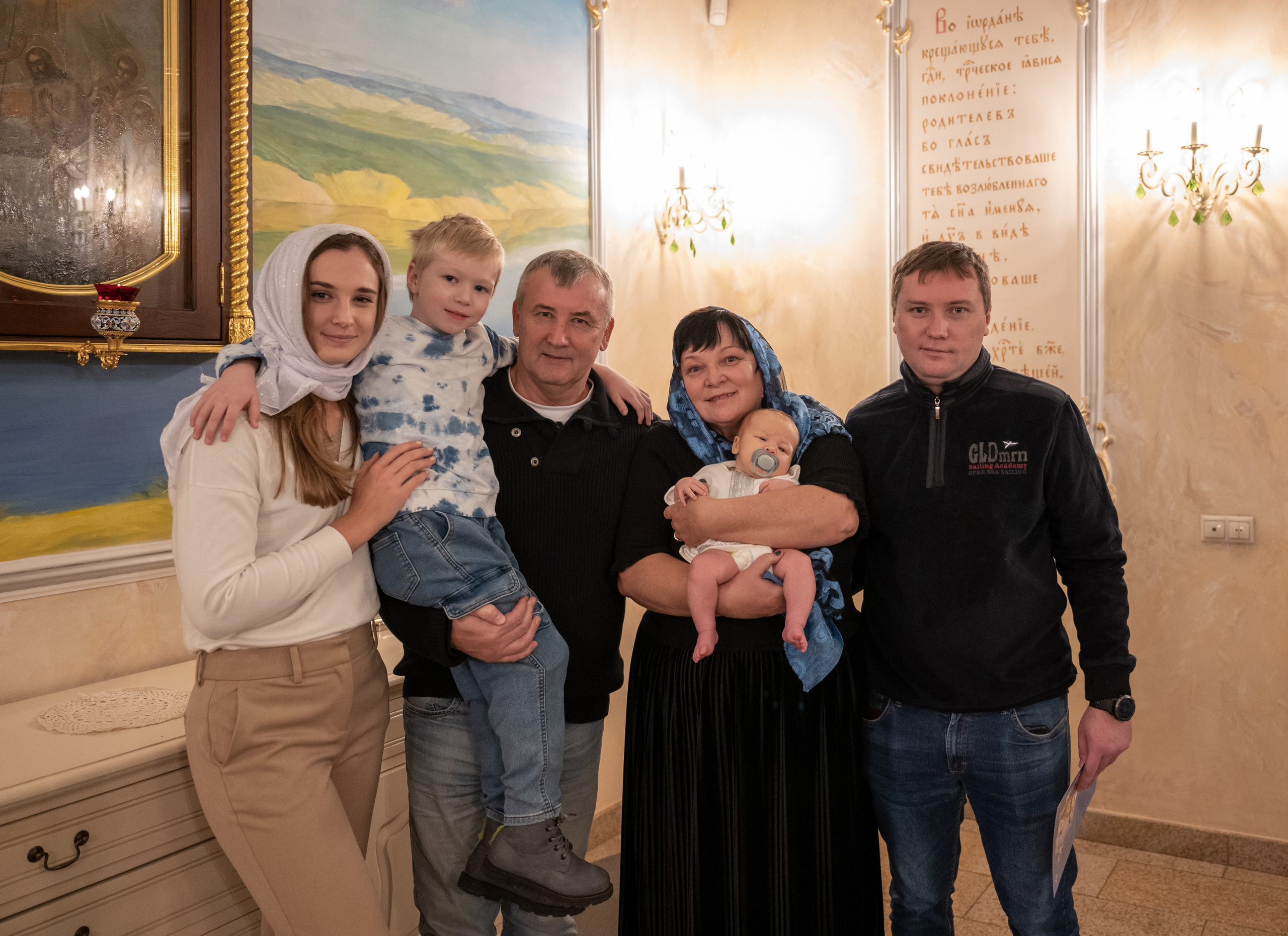 Крещение Андрея. Семейный и контент фотограф в Москве Alira