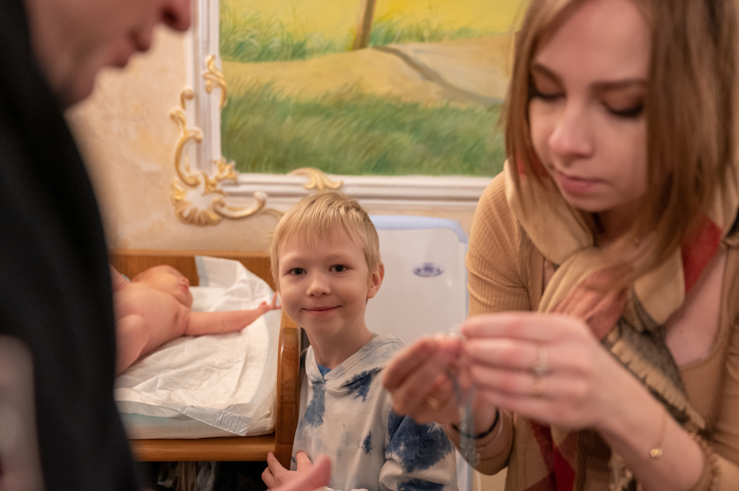 Крещение Андрея. Семейный и контент фотограф в Москве Alira