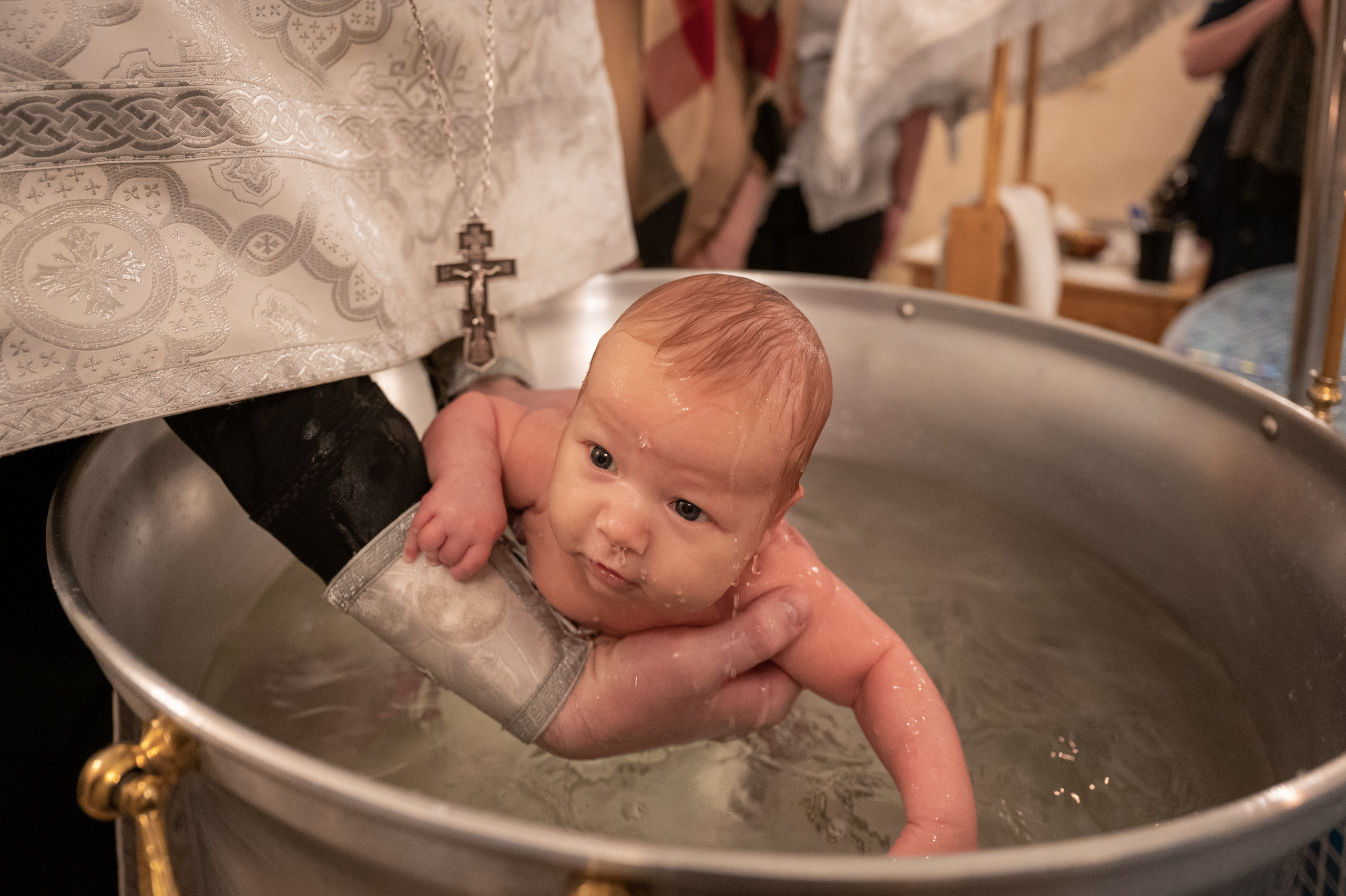Крещение Андрея. Семейный и контент фотограф в Москве Alira