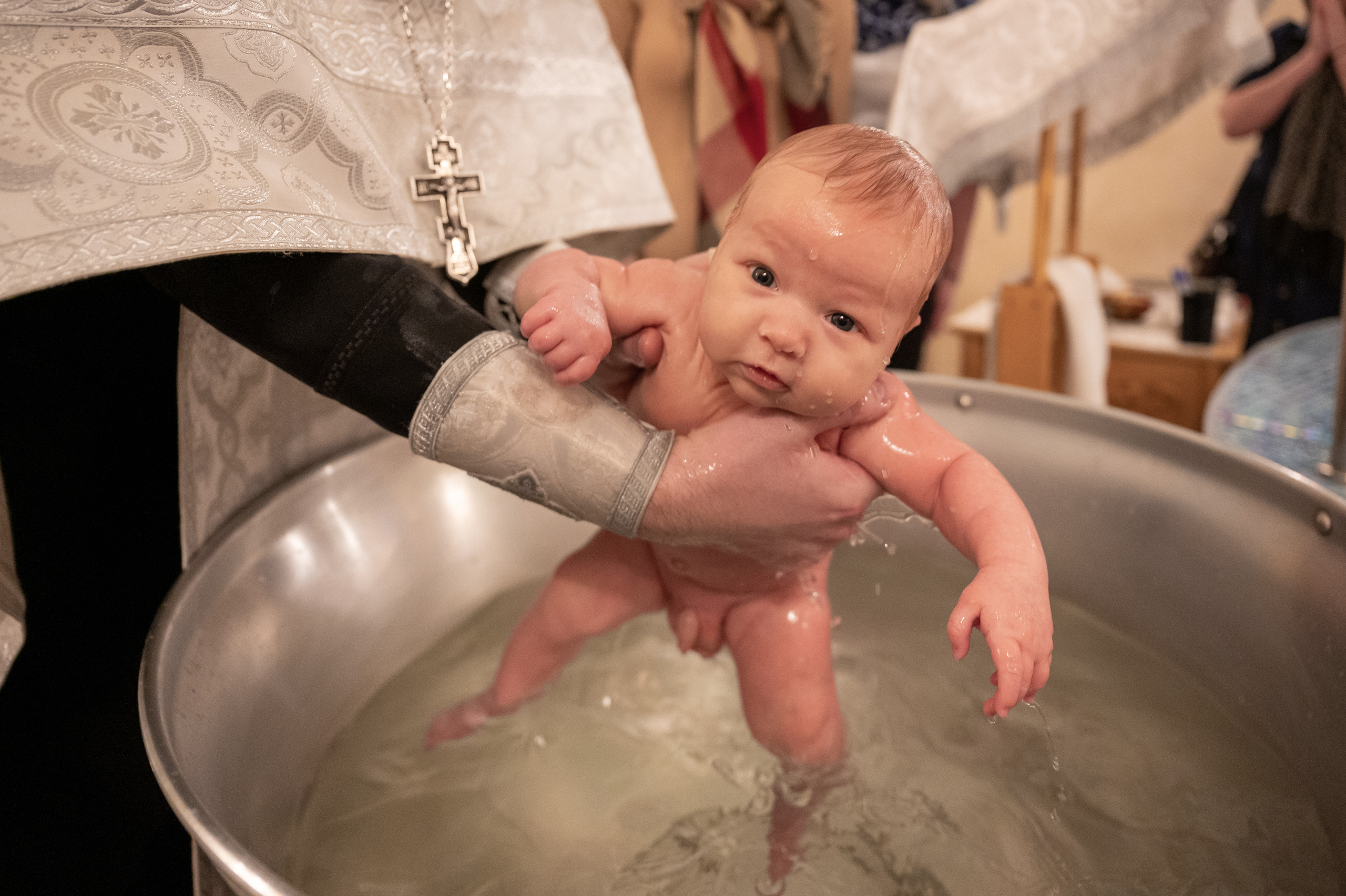 Крещение Андрея. Семейный и контент фотограф в Москве Alira