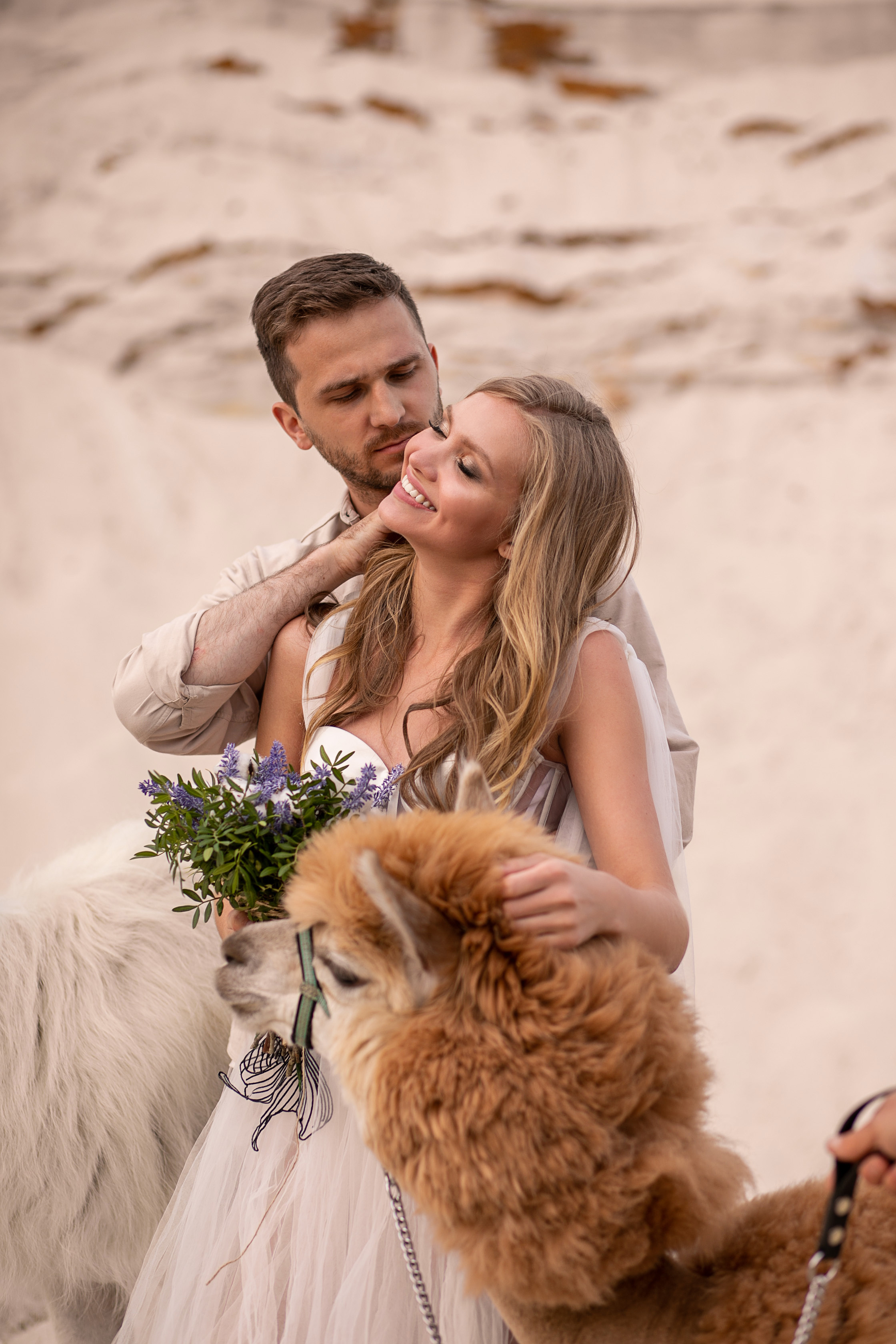 Свадьба в песках. Семейный и контент фотограф в Москве Alira