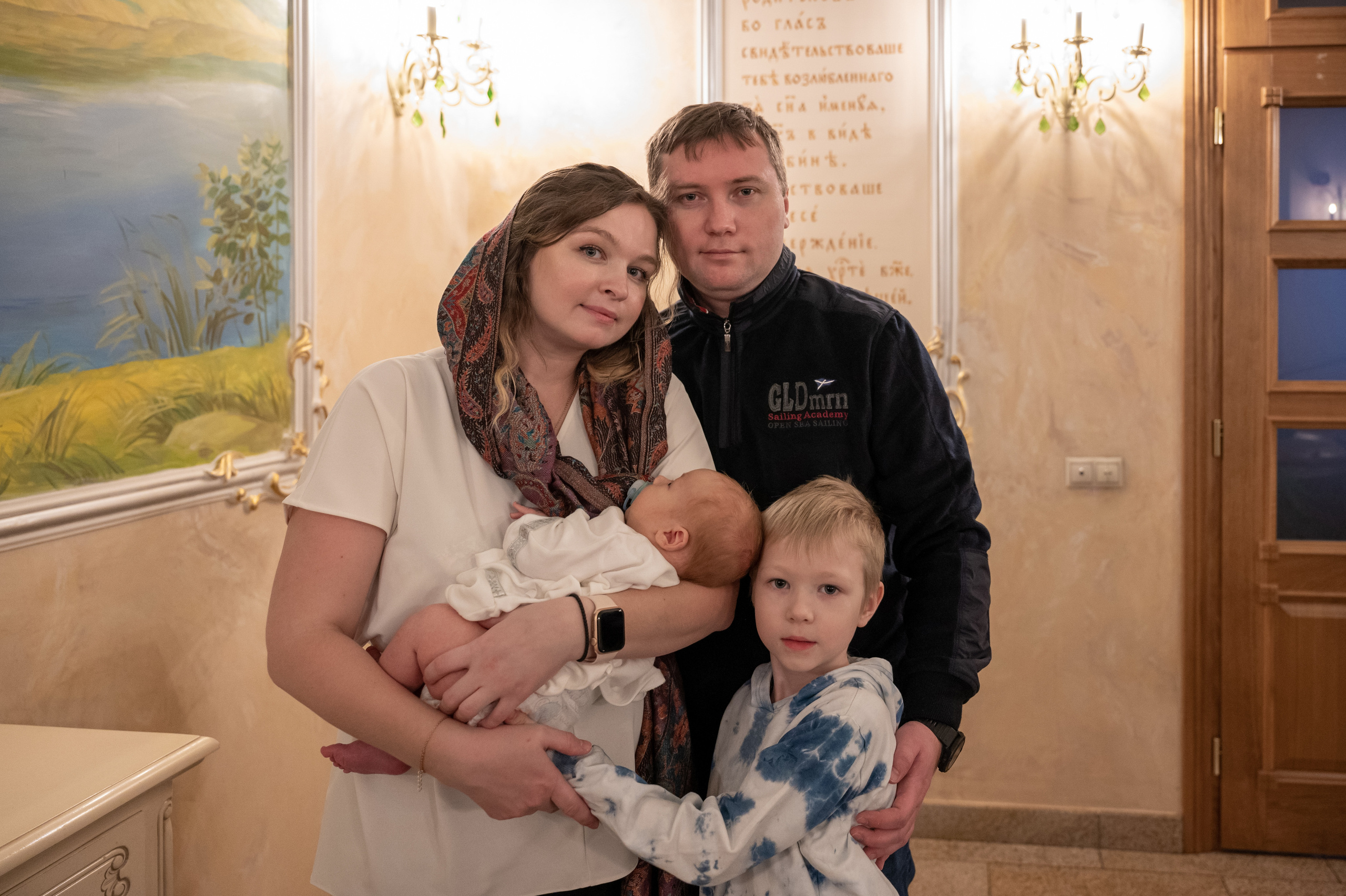 Крещение Андрея. Семейный и контент фотограф в Москве Alira