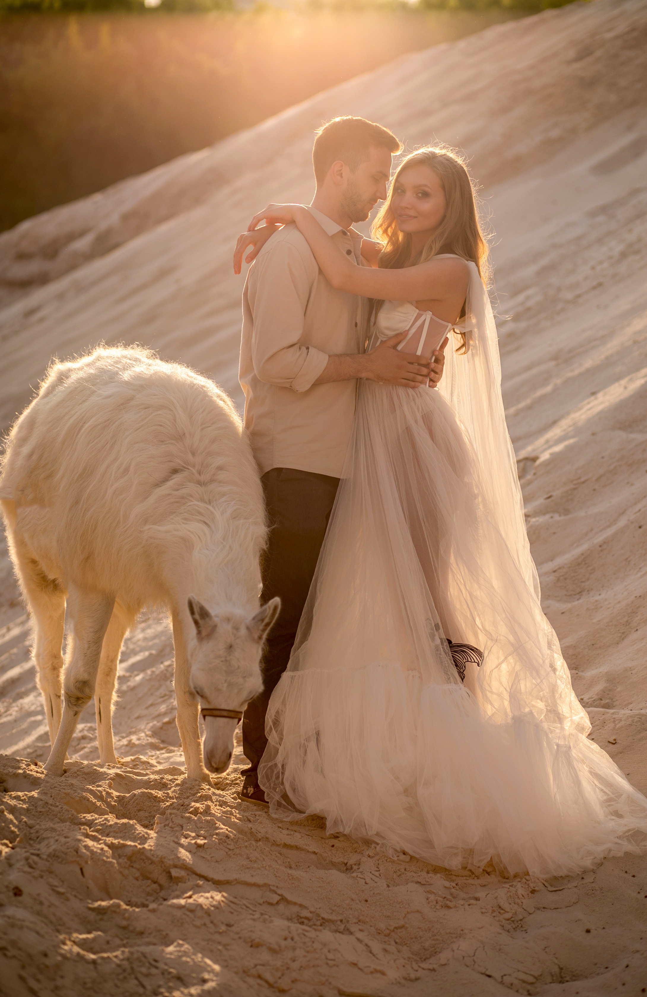 Свадьба в песках. Семейный и контент фотограф в Москве Alira