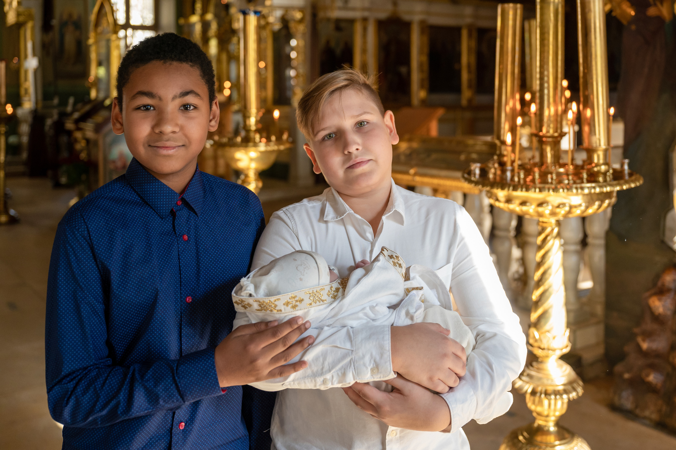 Крещение Кирилла. Семейный и контент фотограф в Москве Alira