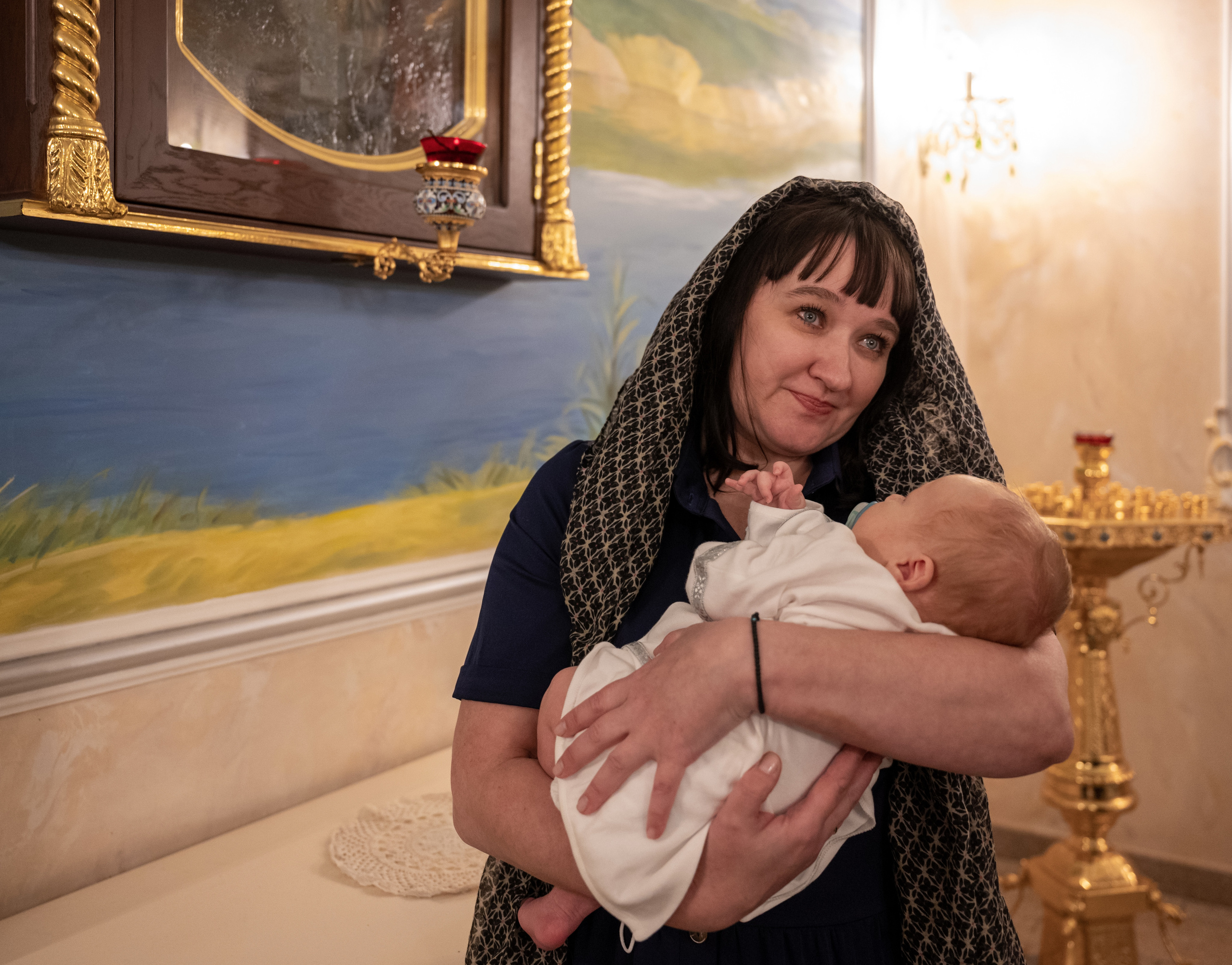 Крещение Андрея. Семейный и контент фотограф в Москве Alira