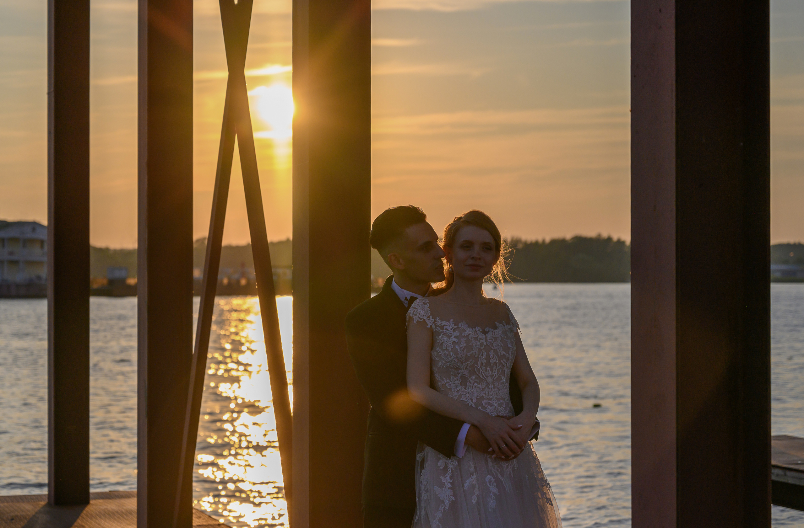 Свадьба на закате, съемка на закате. Семейный и контент фотограф в Москве Alira