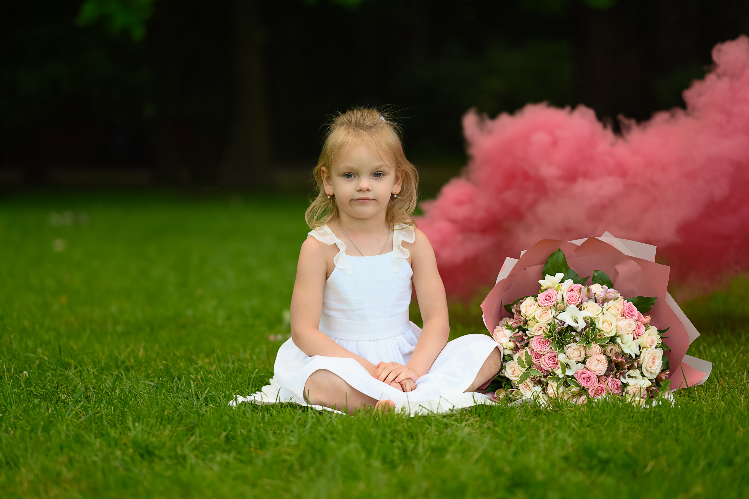 ДР Анюты 4 года. Семейный и контент фотограф в Москве Alira