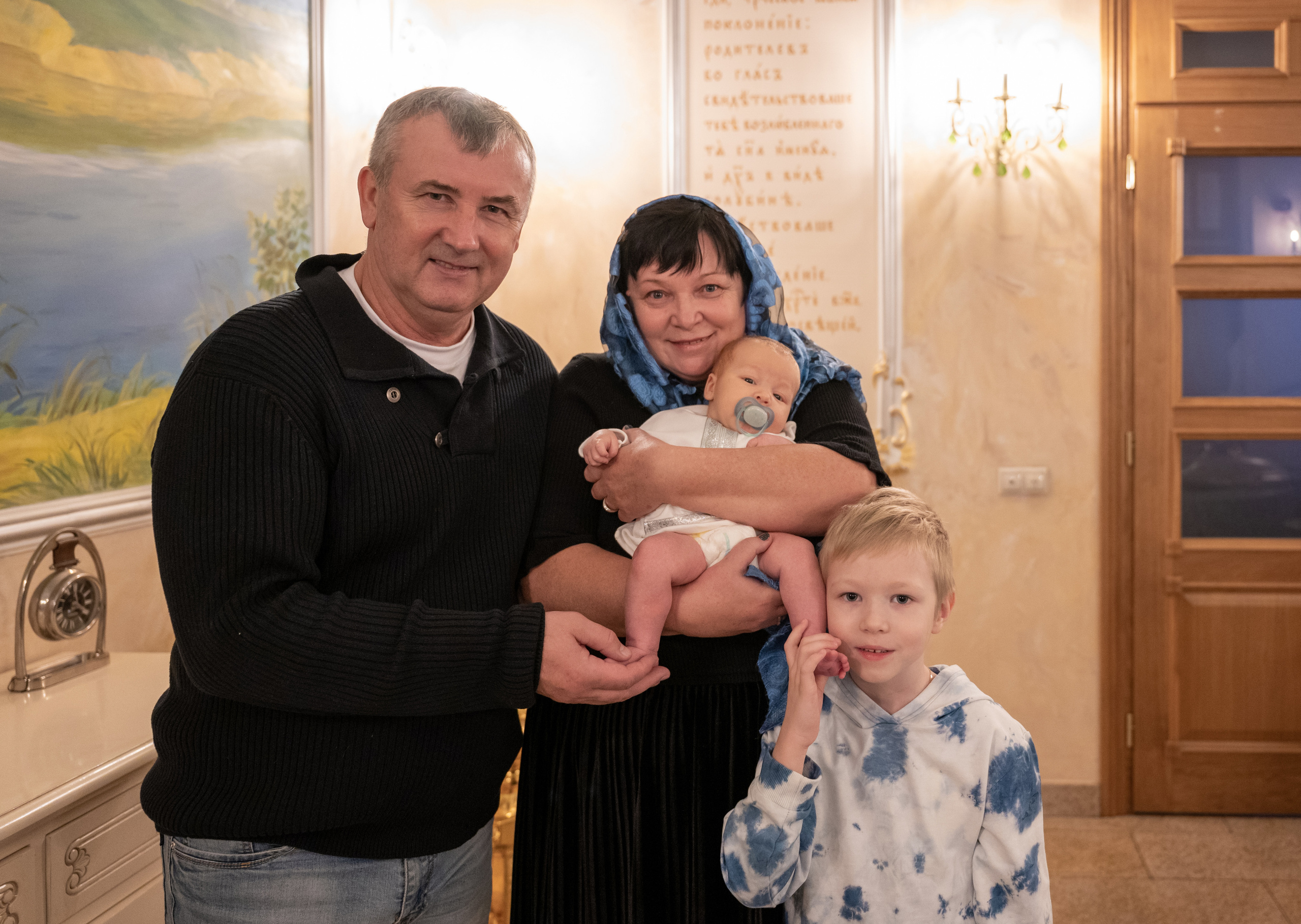 Крещение Андрея. Семейный и контент фотограф в Москве Alira