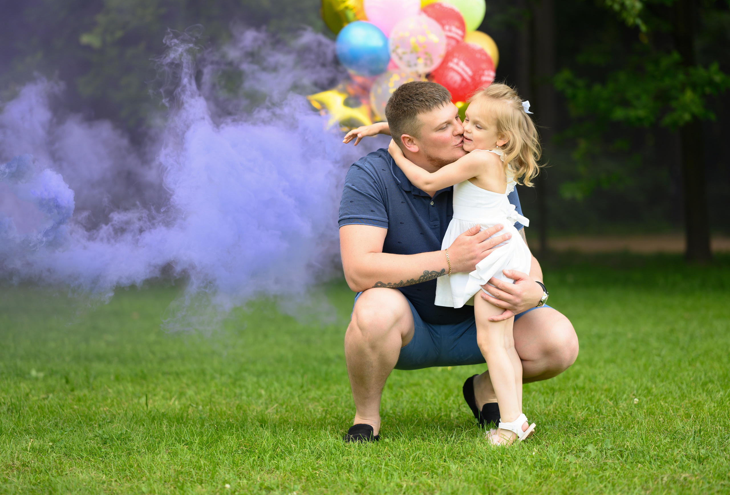 ДР Анюты 4 года. Семейный и контент фотограф в Москве Alira