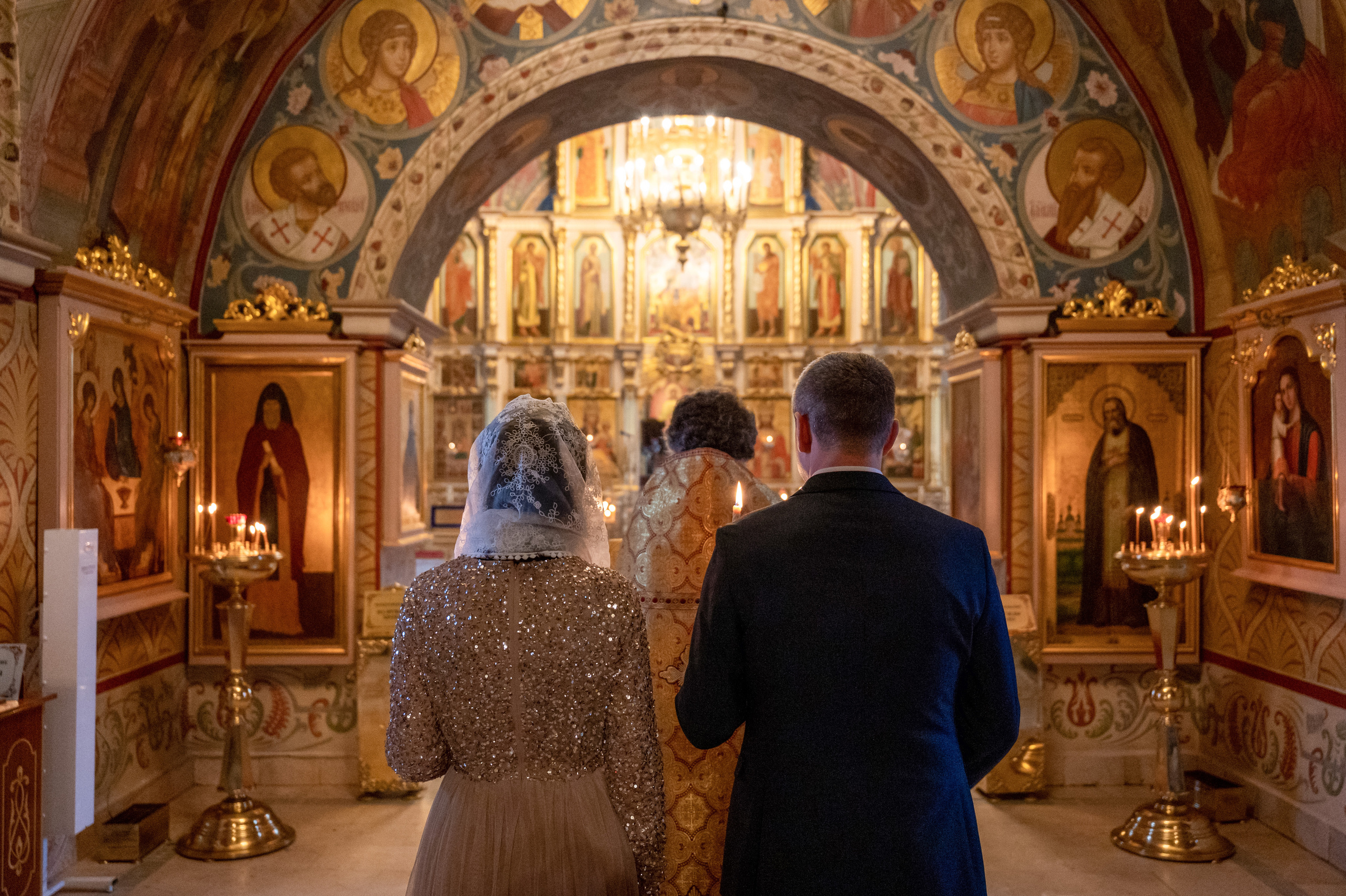 Венчание Александра и Ирины. Семейный и контент фотограф в Москве Alira