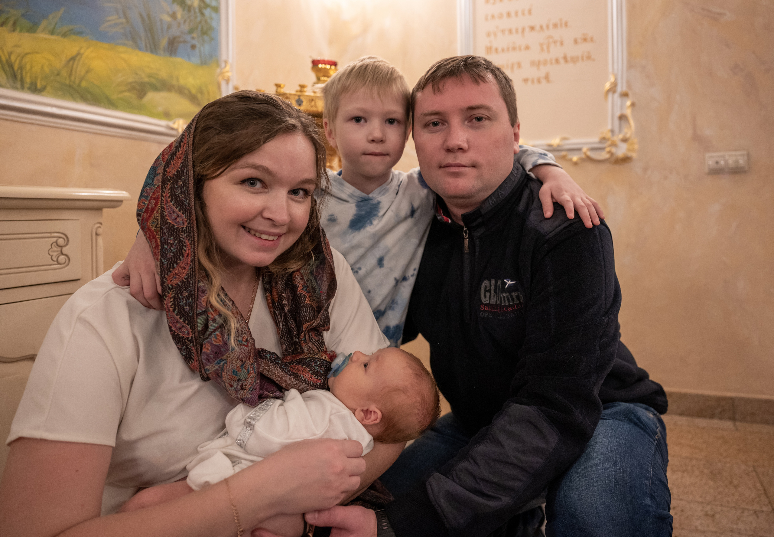 Крещение Андрея. Семейный и контент фотограф в Москве Alira