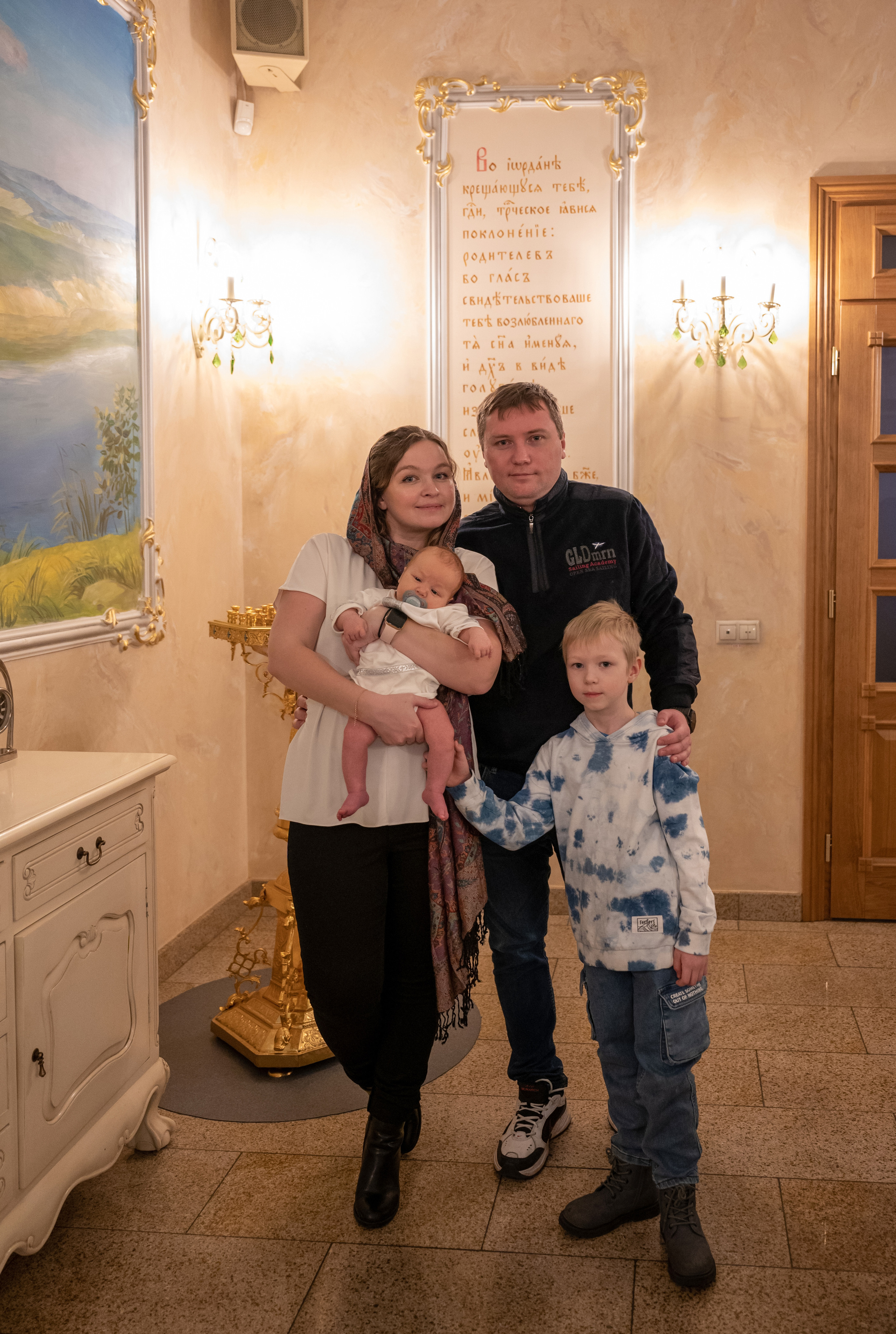 Крещение Андрея. Семейный и контент фотограф в Москве Alira