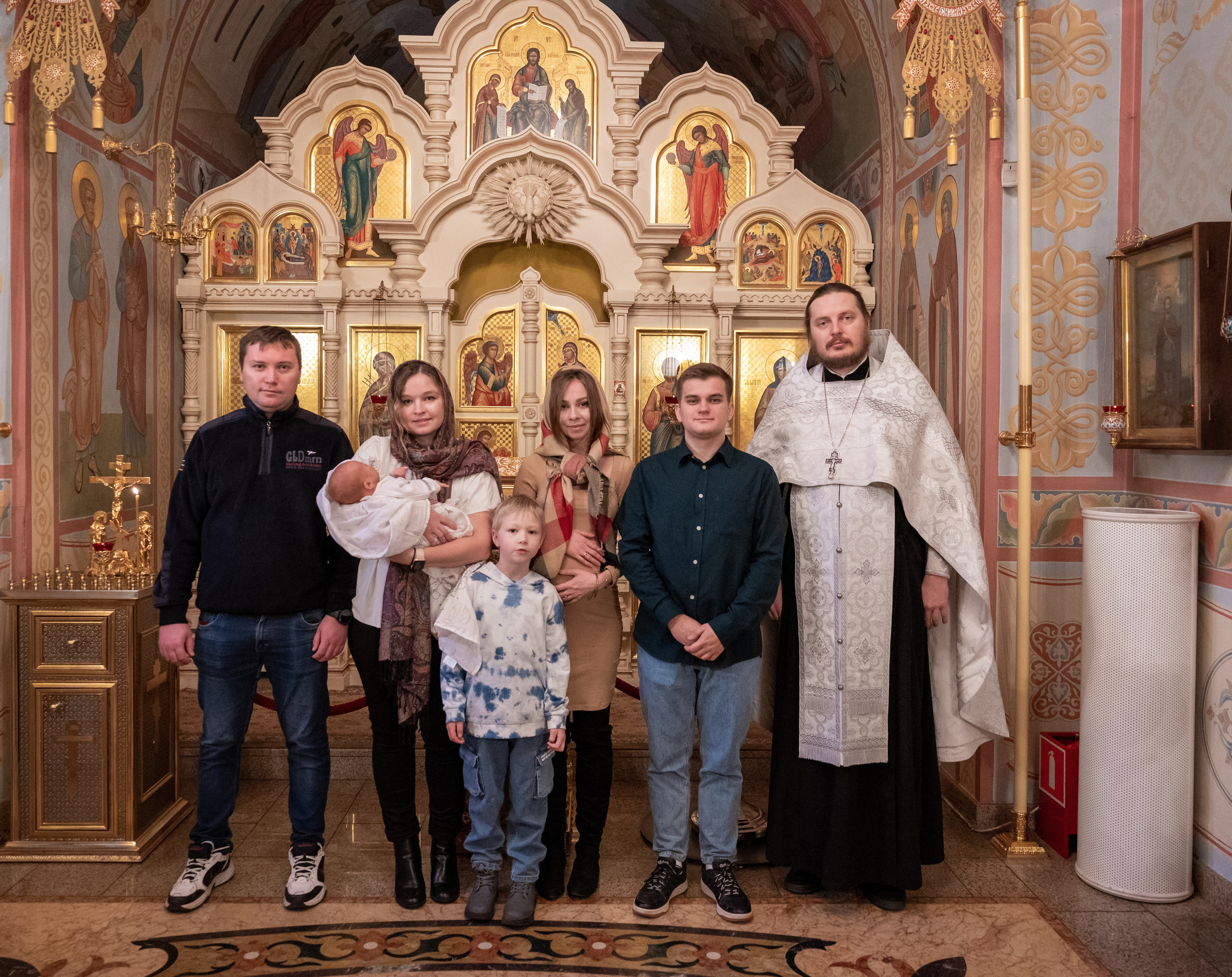 Крещение Андрея. Семейный и контент фотограф в Москве Alira