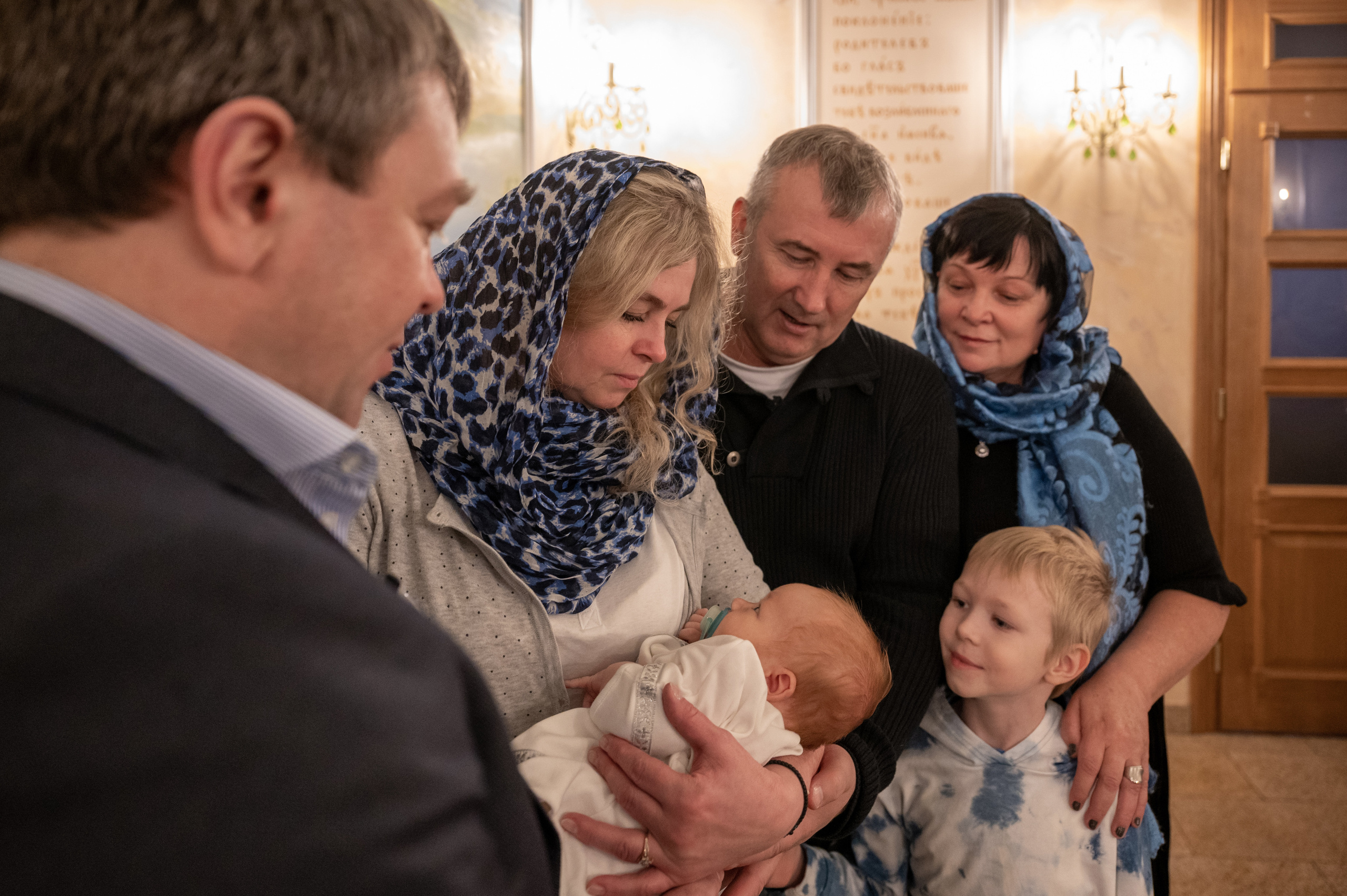 Крещение Андрея. Семейный и контент фотограф в Москве Alira