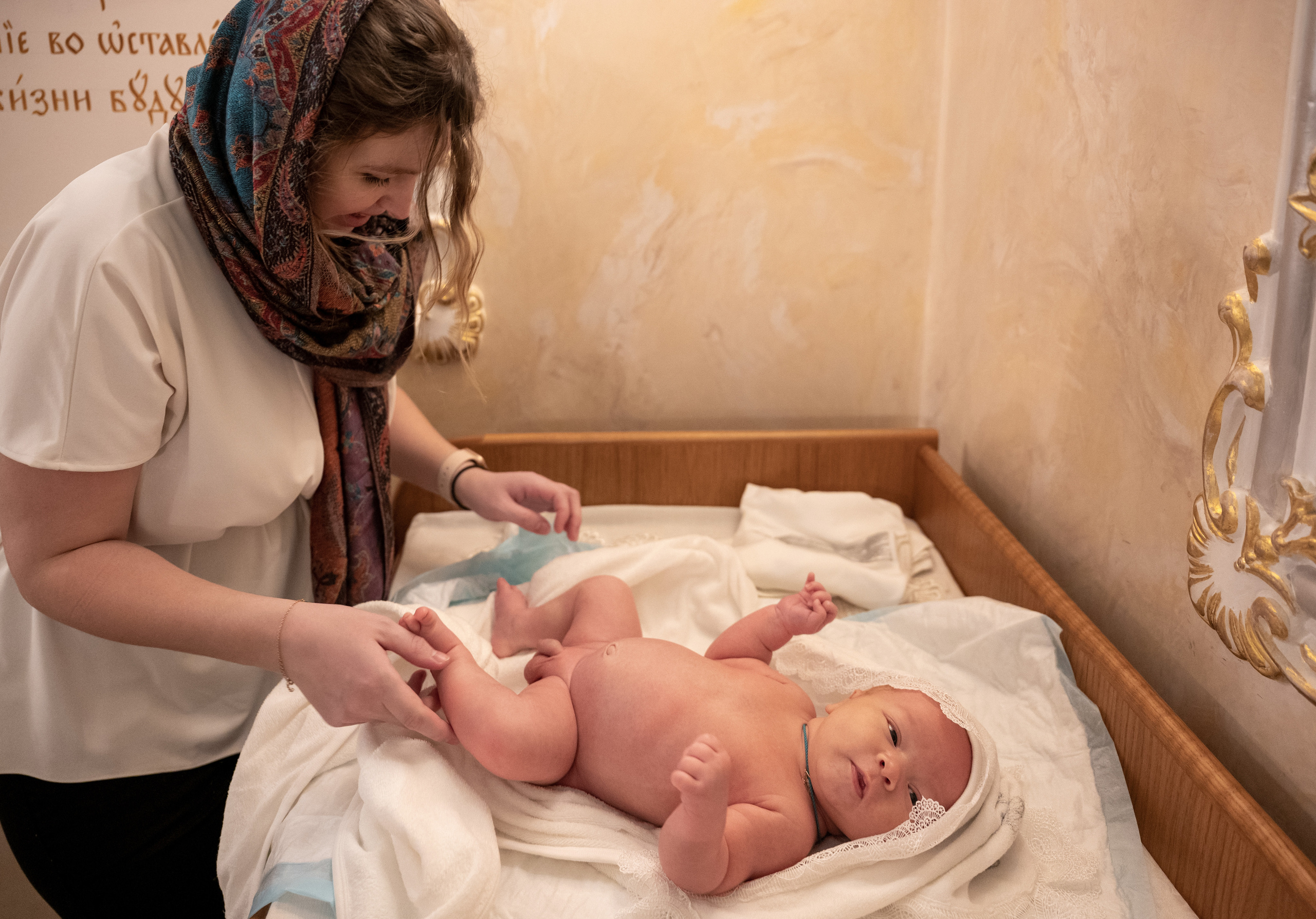 Крещение Андрея. Семейный и контент фотограф в Москве Alira