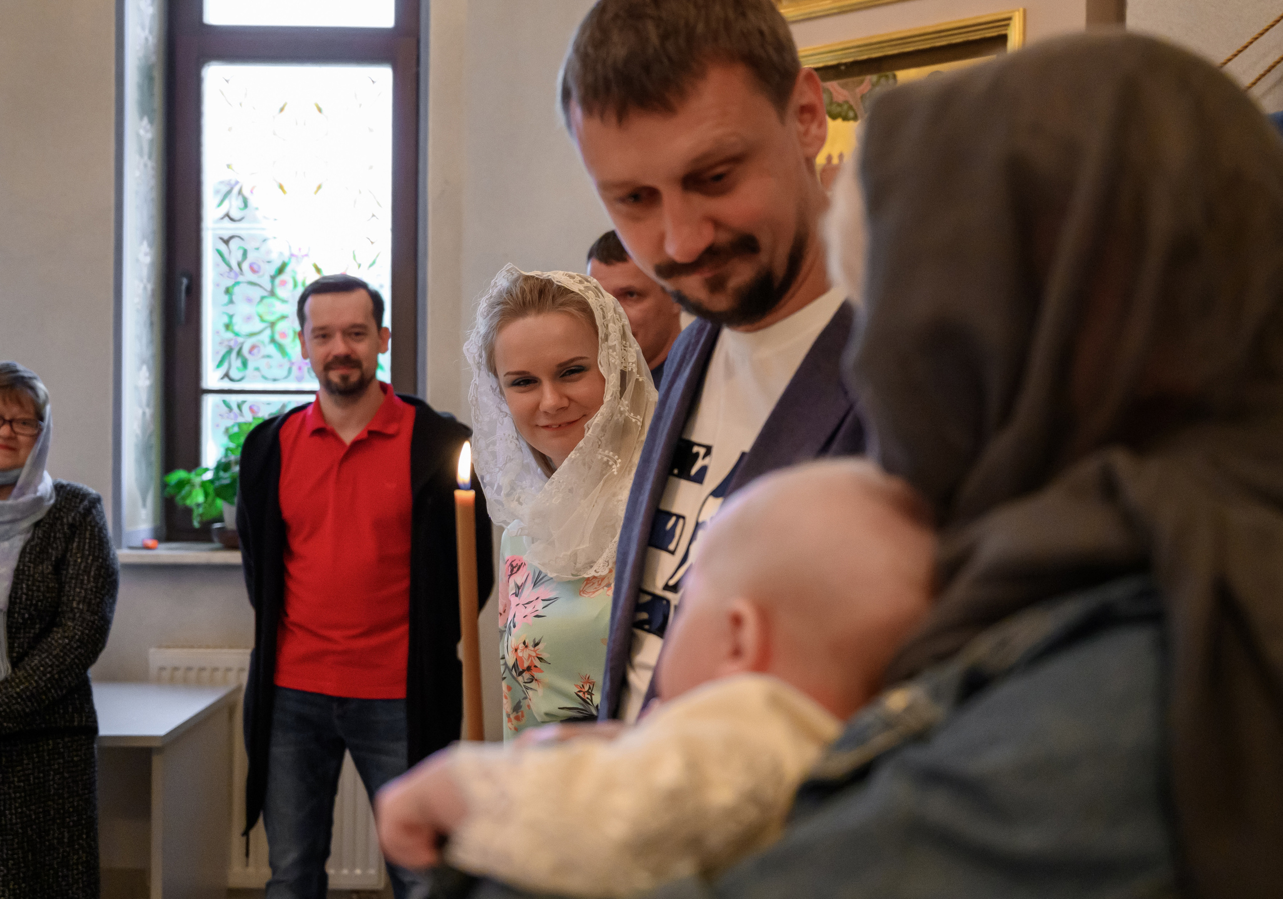 Крещение Варвары. Семейный и контент фотограф в Москве Alira