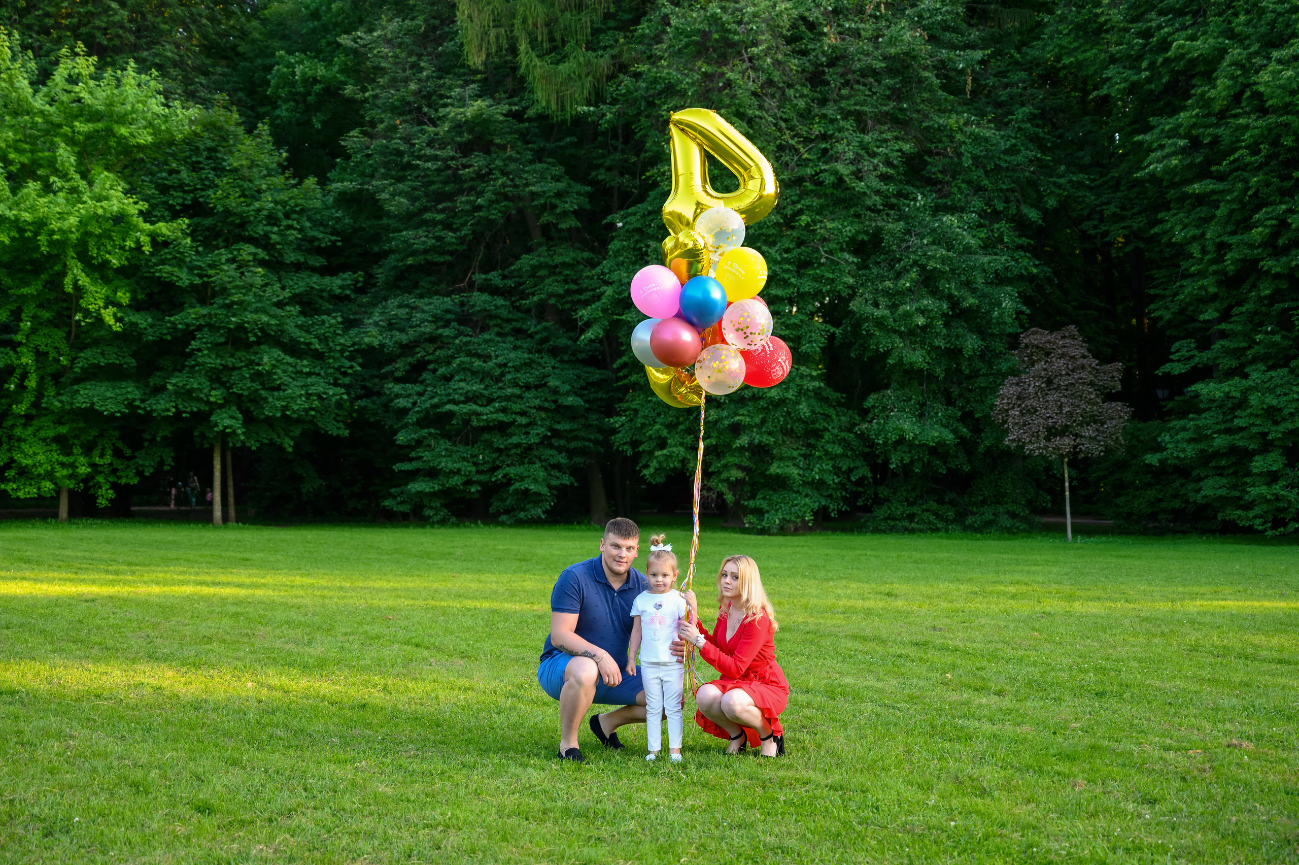 ДР Анюты 4 года. Семейный и контент фотограф в Москве Alira