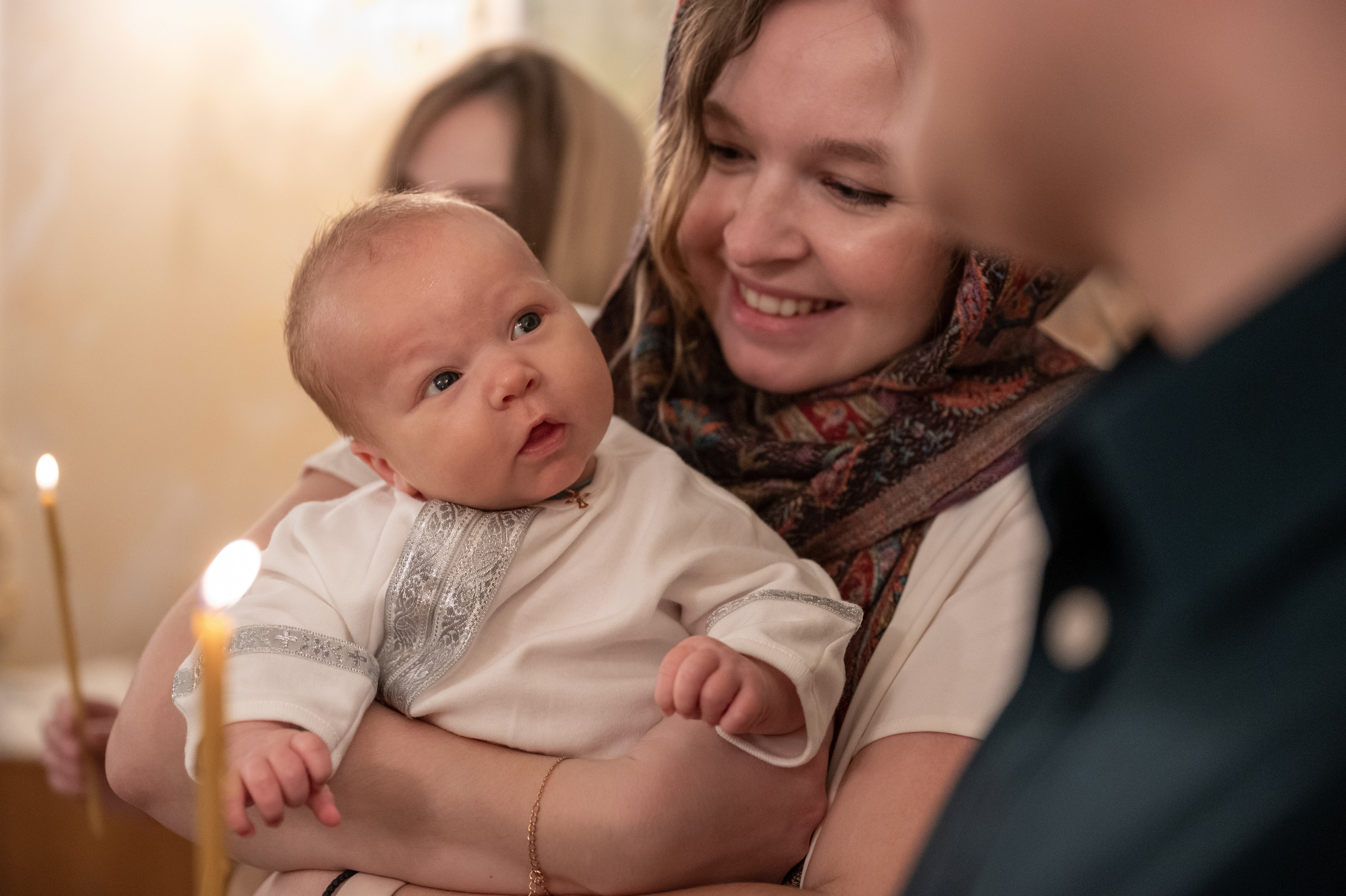 Крещение Андрея. Семейный и контент фотограф в Москве Alira
