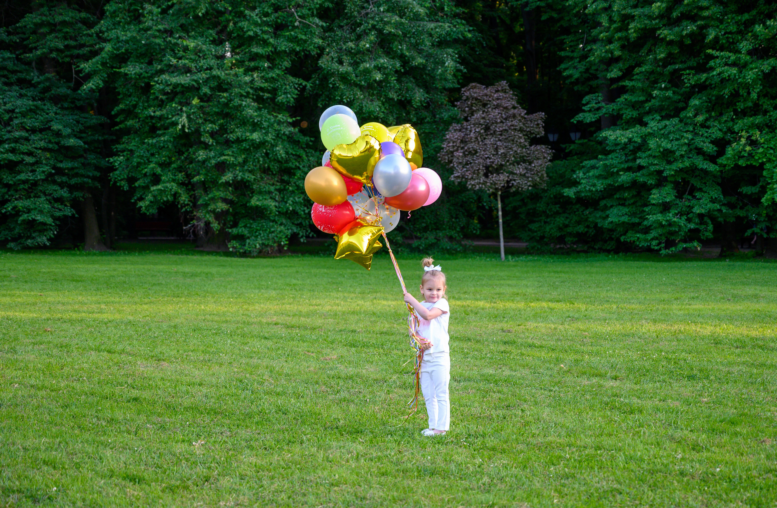 ДР Анюты 4 года. Семейный и контент фотограф в Москве Alira