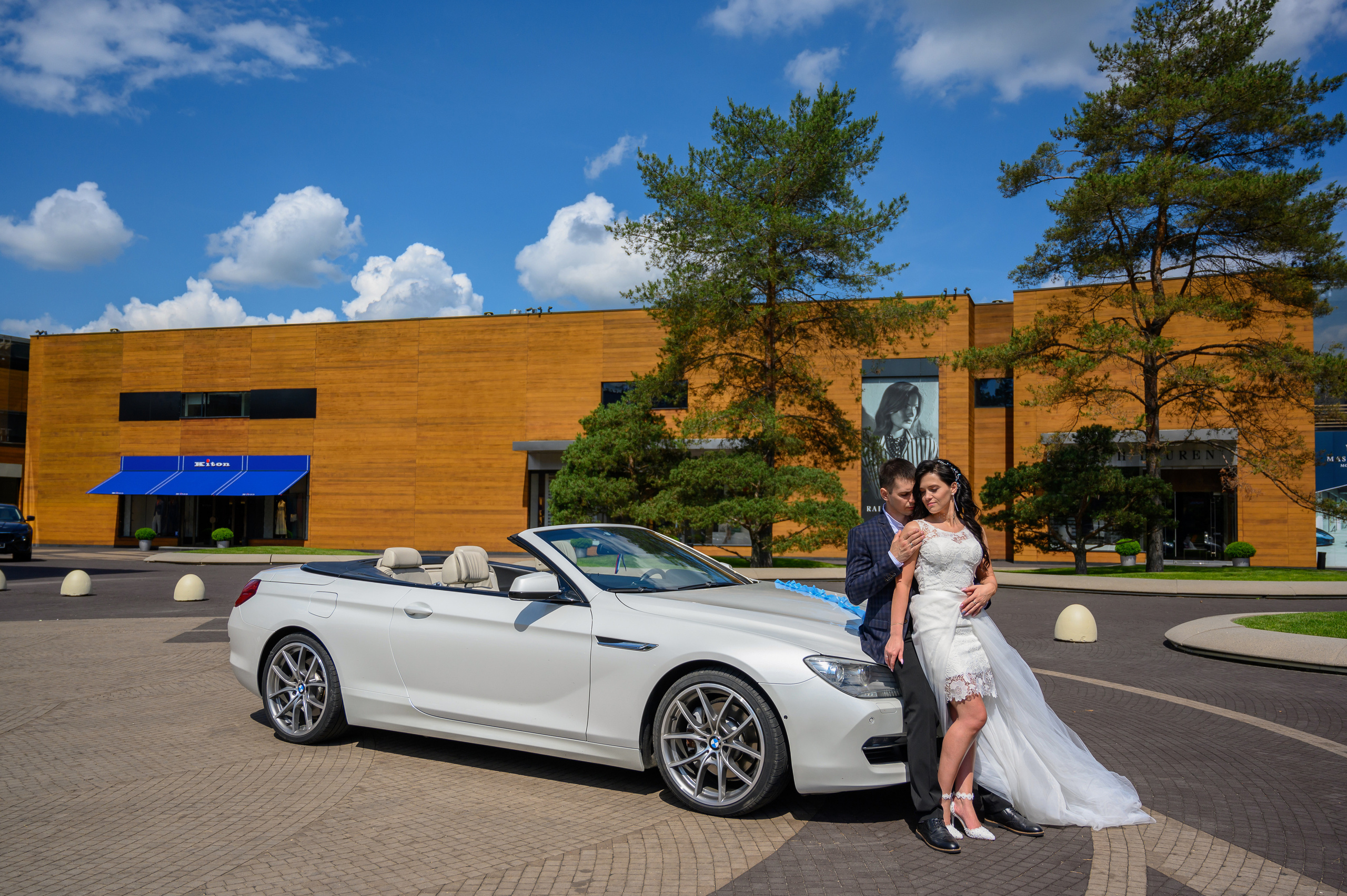 Свадьба, кабриолет В Барвихе. Семейный и контент фотограф в Москве Alira