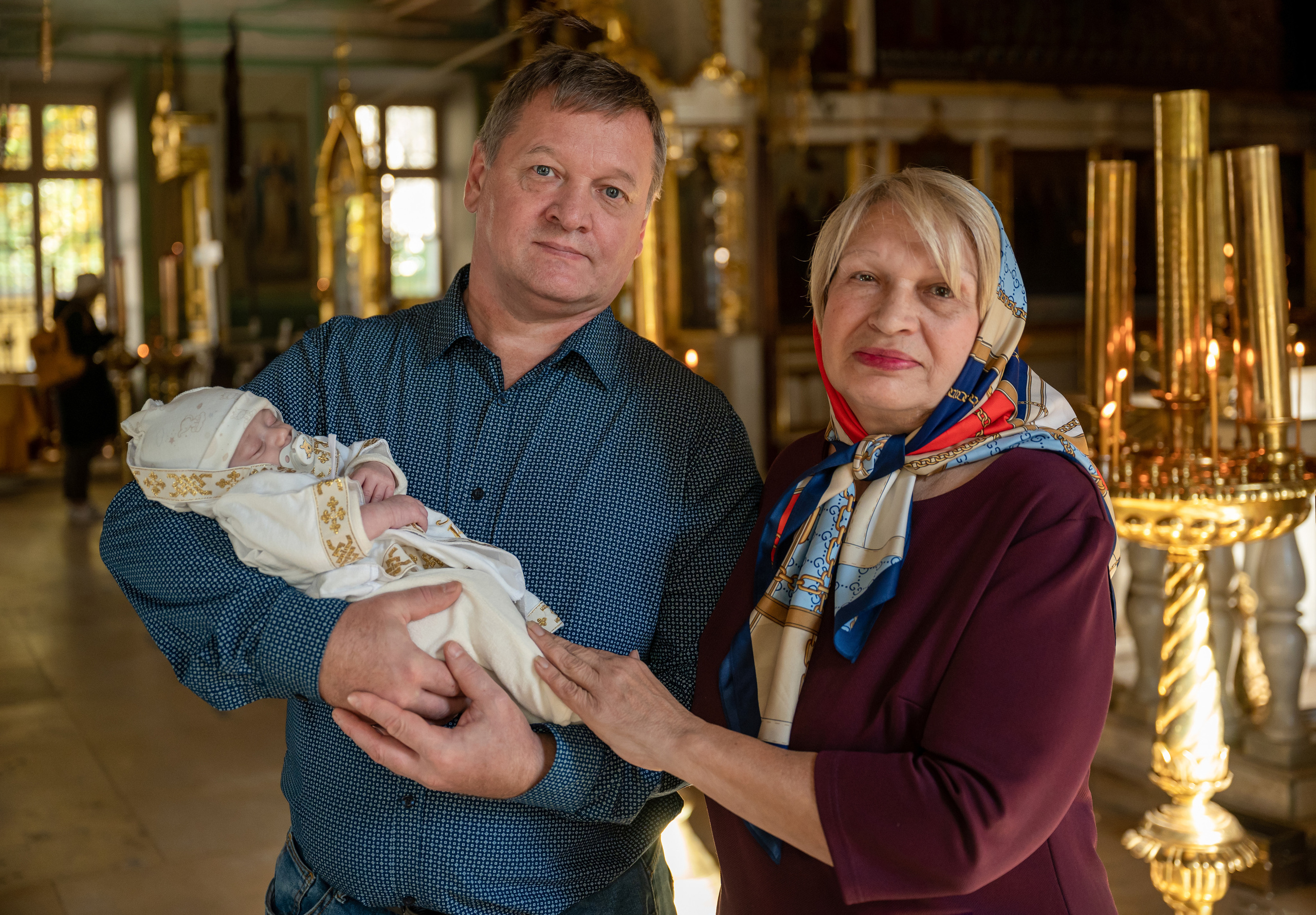 Крещение Кирилла. Семейный и контент фотограф в Москве Alira