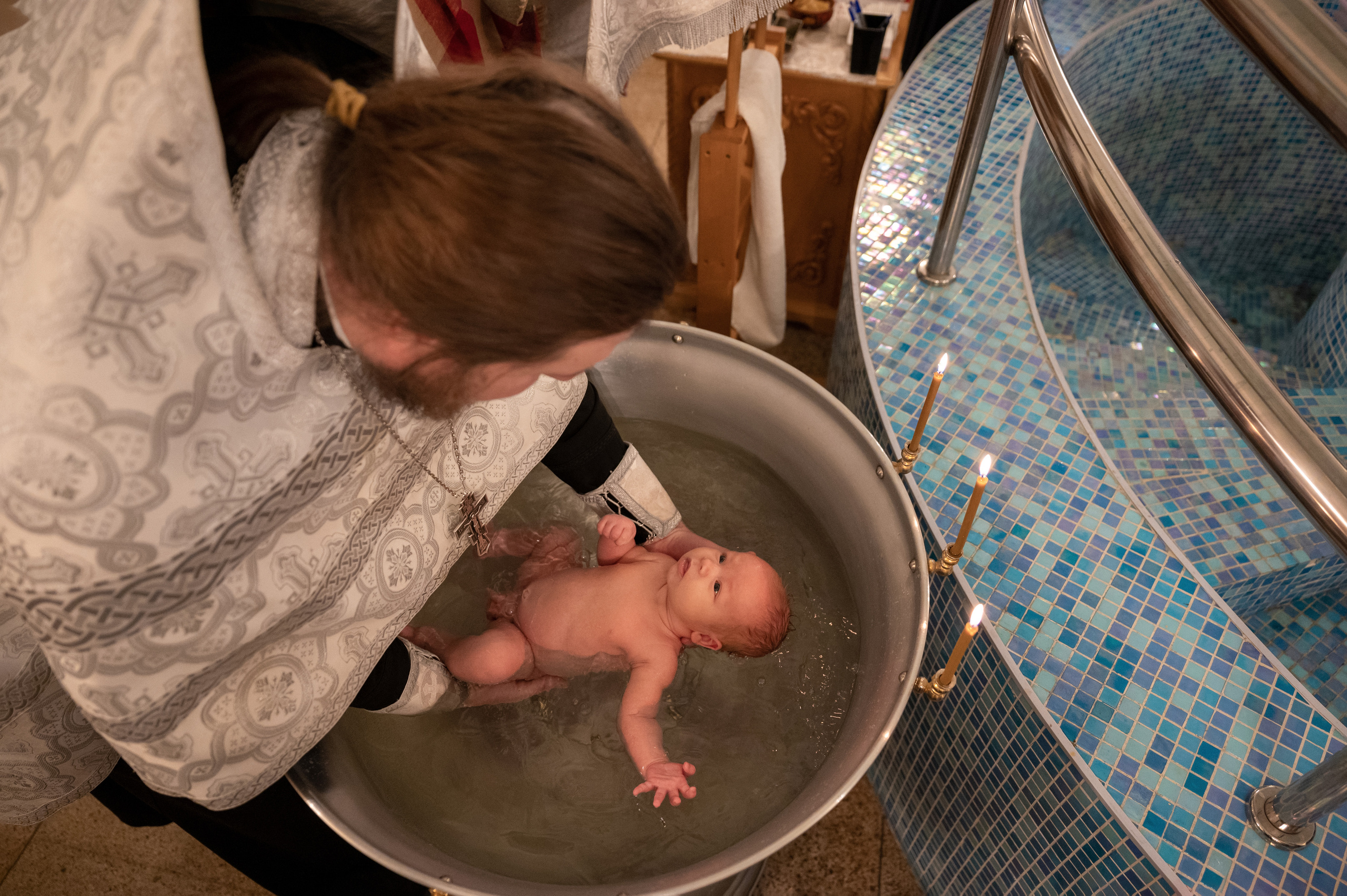 Крещение Андрея. Семейный и контент фотограф в Москве Alira