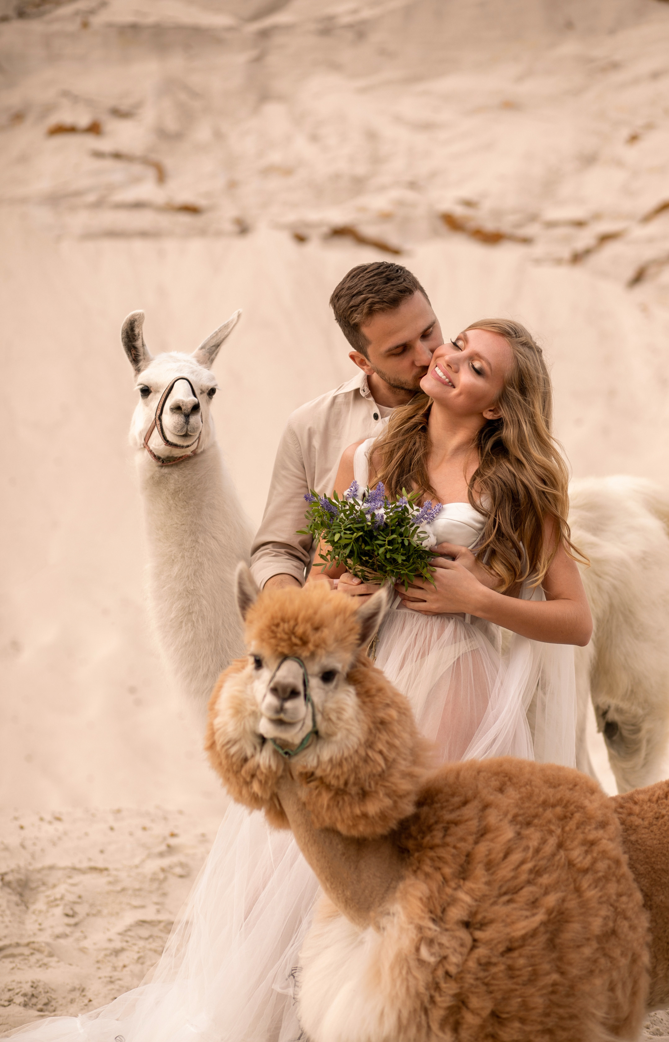 Свадьба в песках. Семейный и контент фотограф в Москве Alira