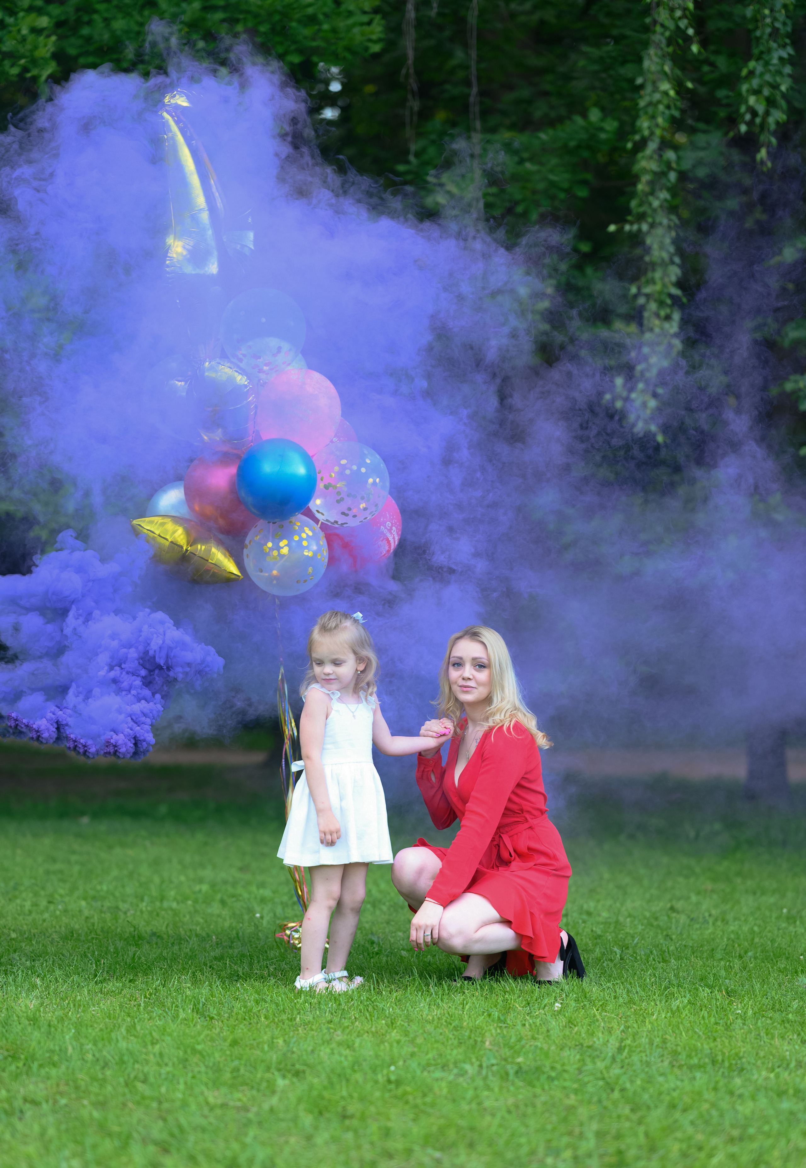 ДР Анюты 4 года. Семейный и контент фотограф в Москве Alira