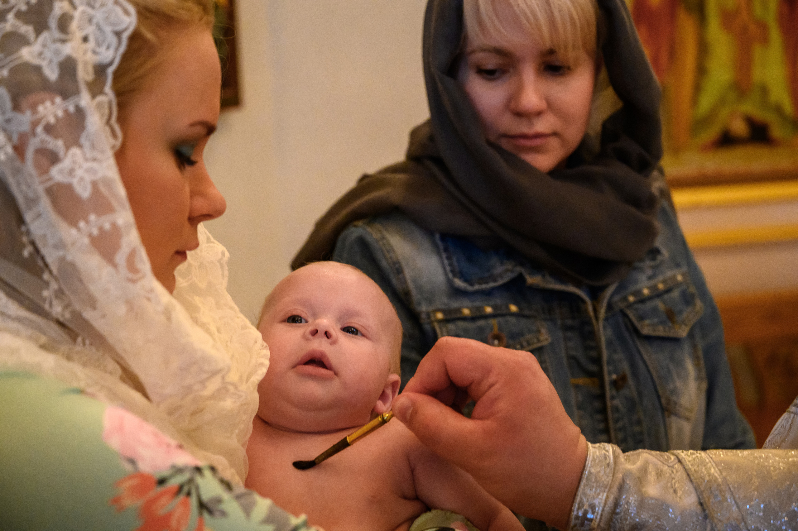 Крещение Варвары. Семейный и контент фотограф в Москве Alira